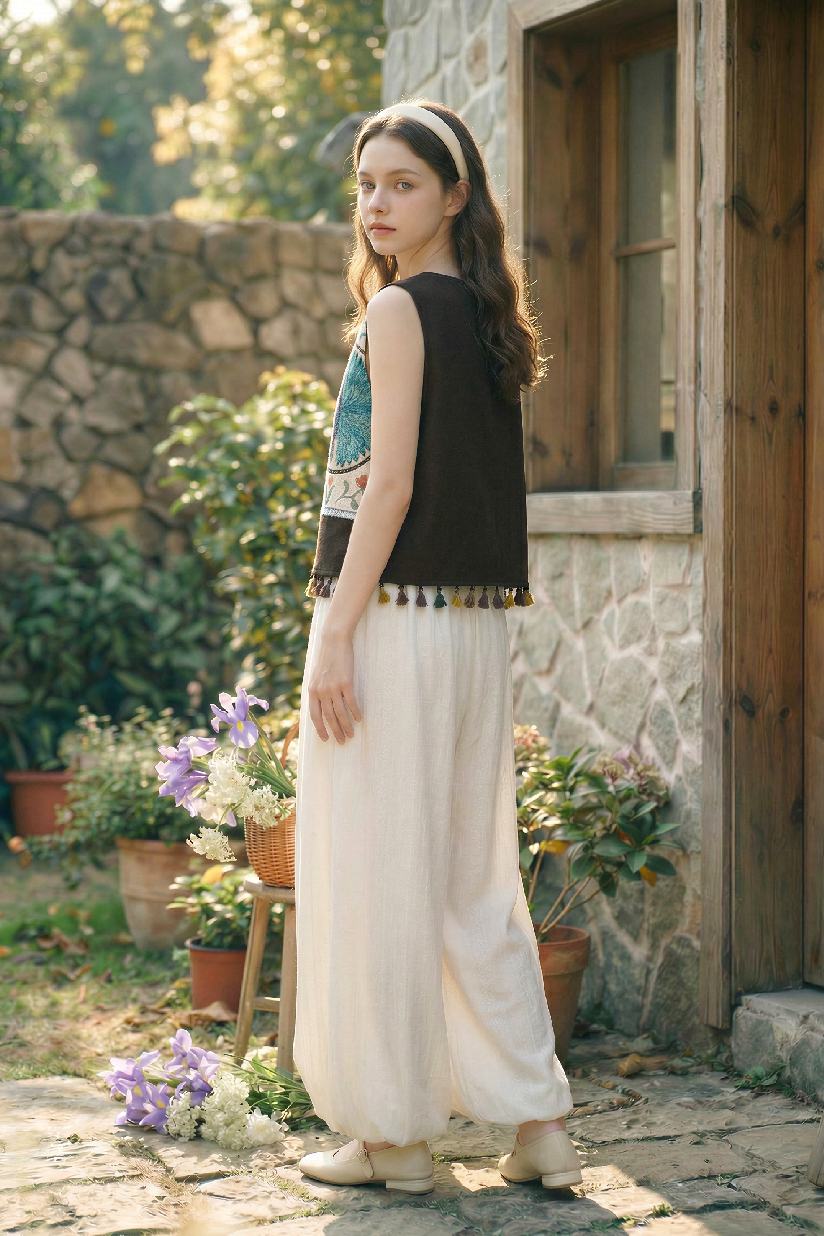 Minimal Loose Fit Pants