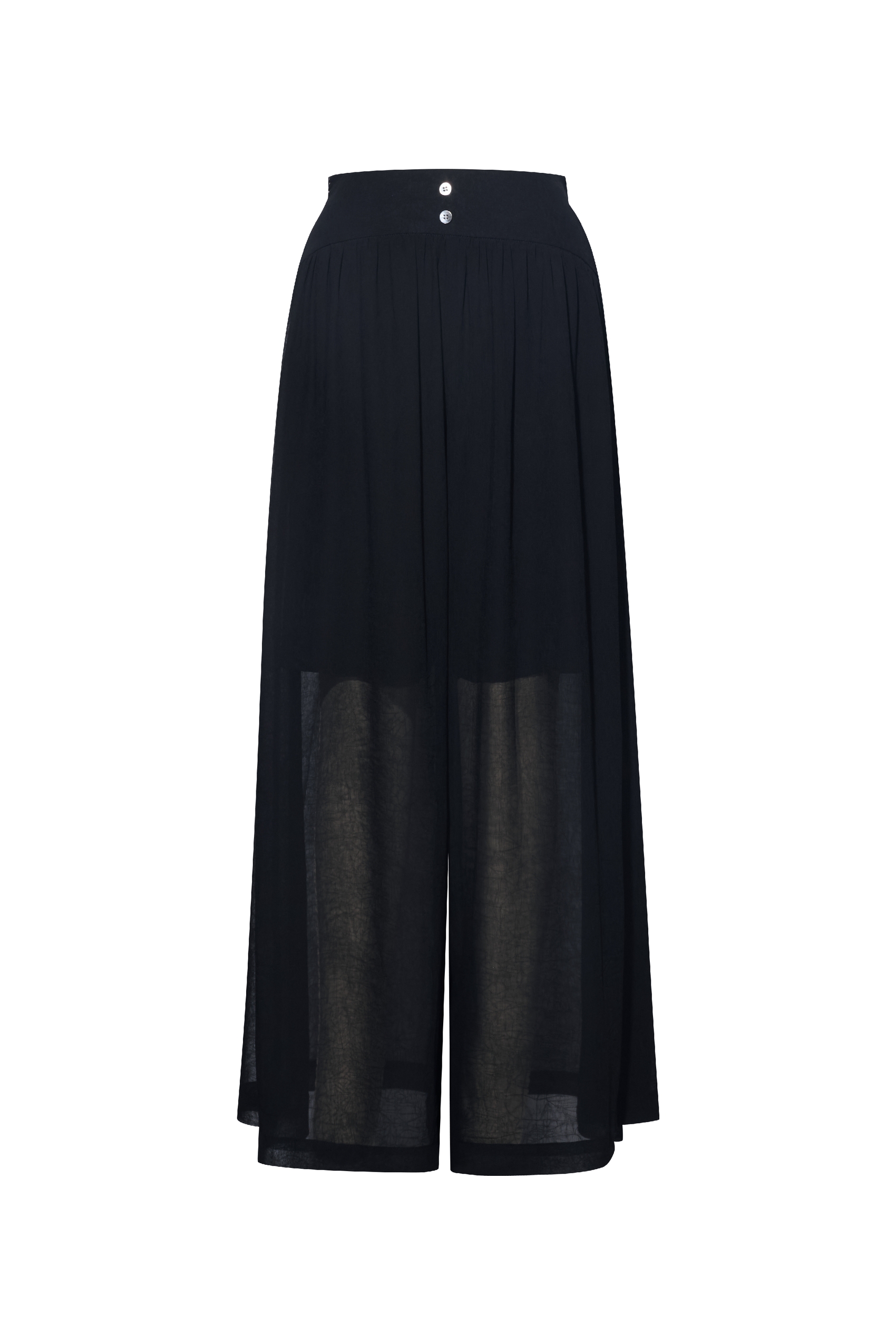 High-Waisted Printed Pants