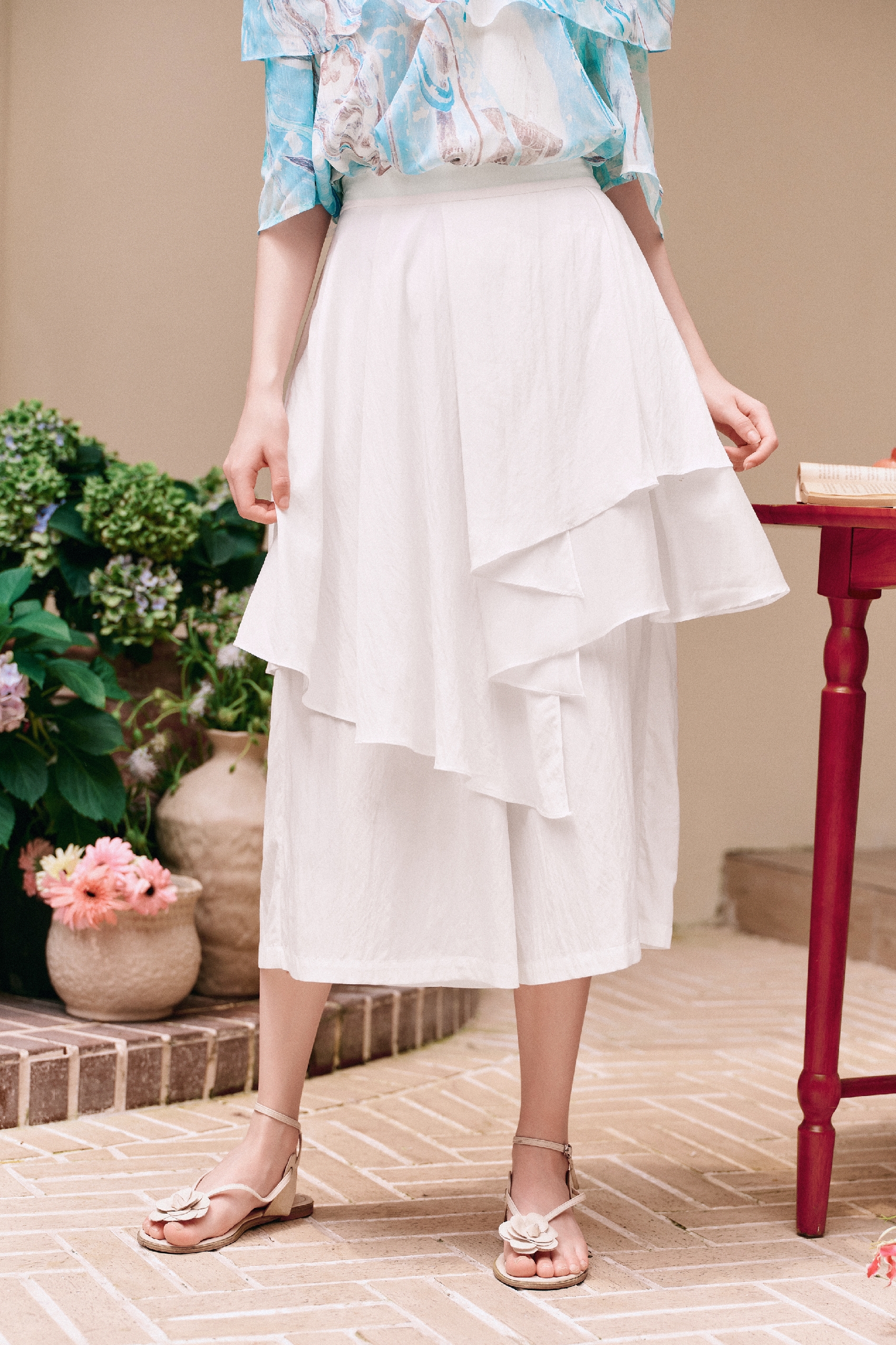 Irregular Patchwork Pants