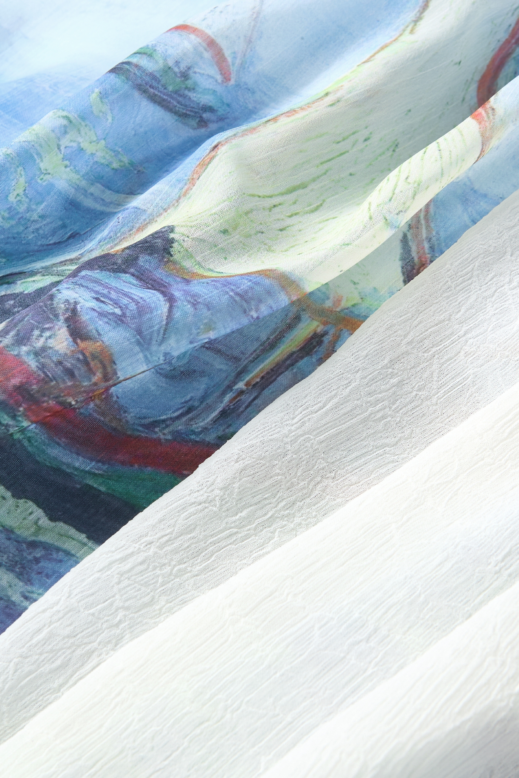 Ruffled Tie Chiffon Blouse