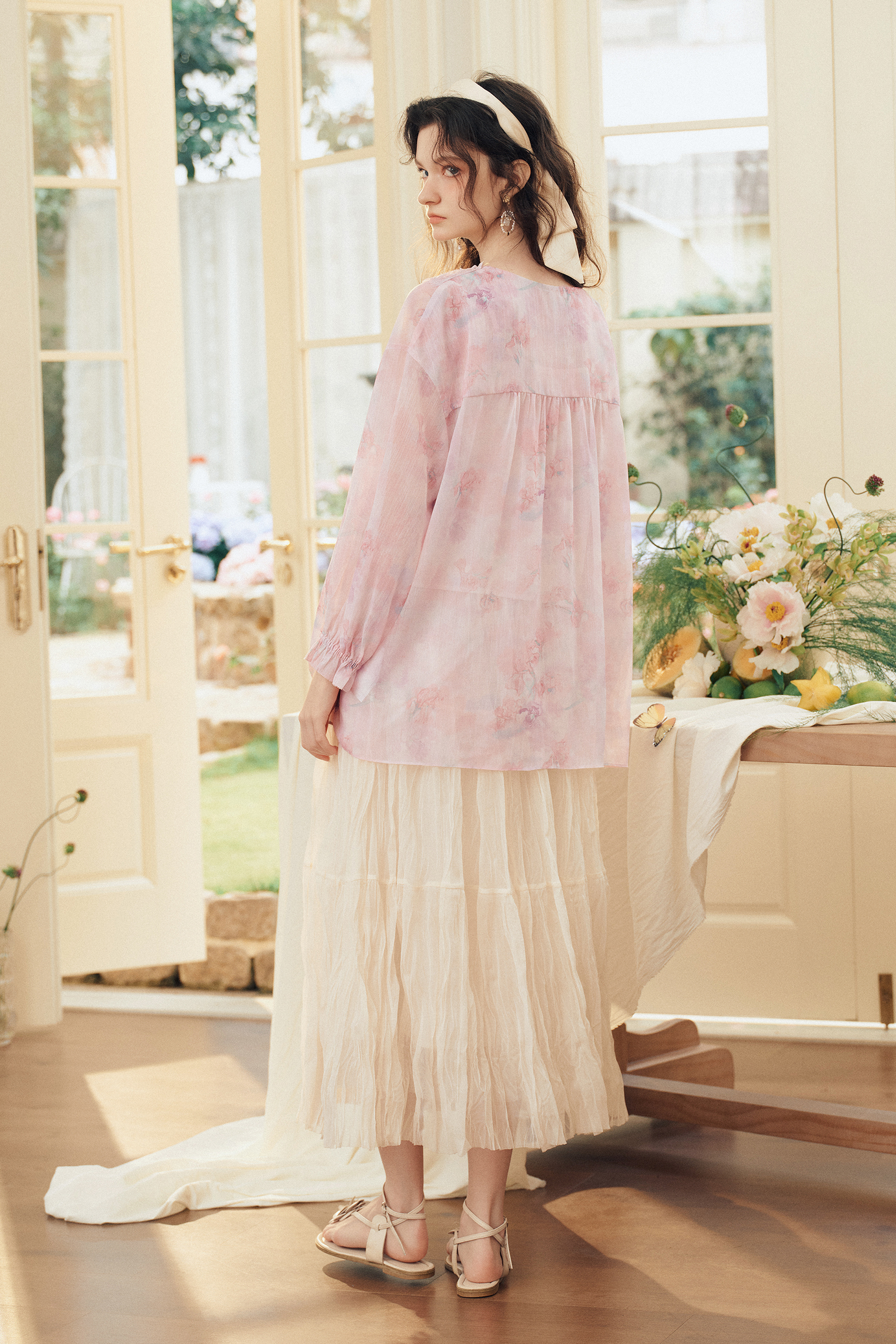 Lace / Chiffon Blouse