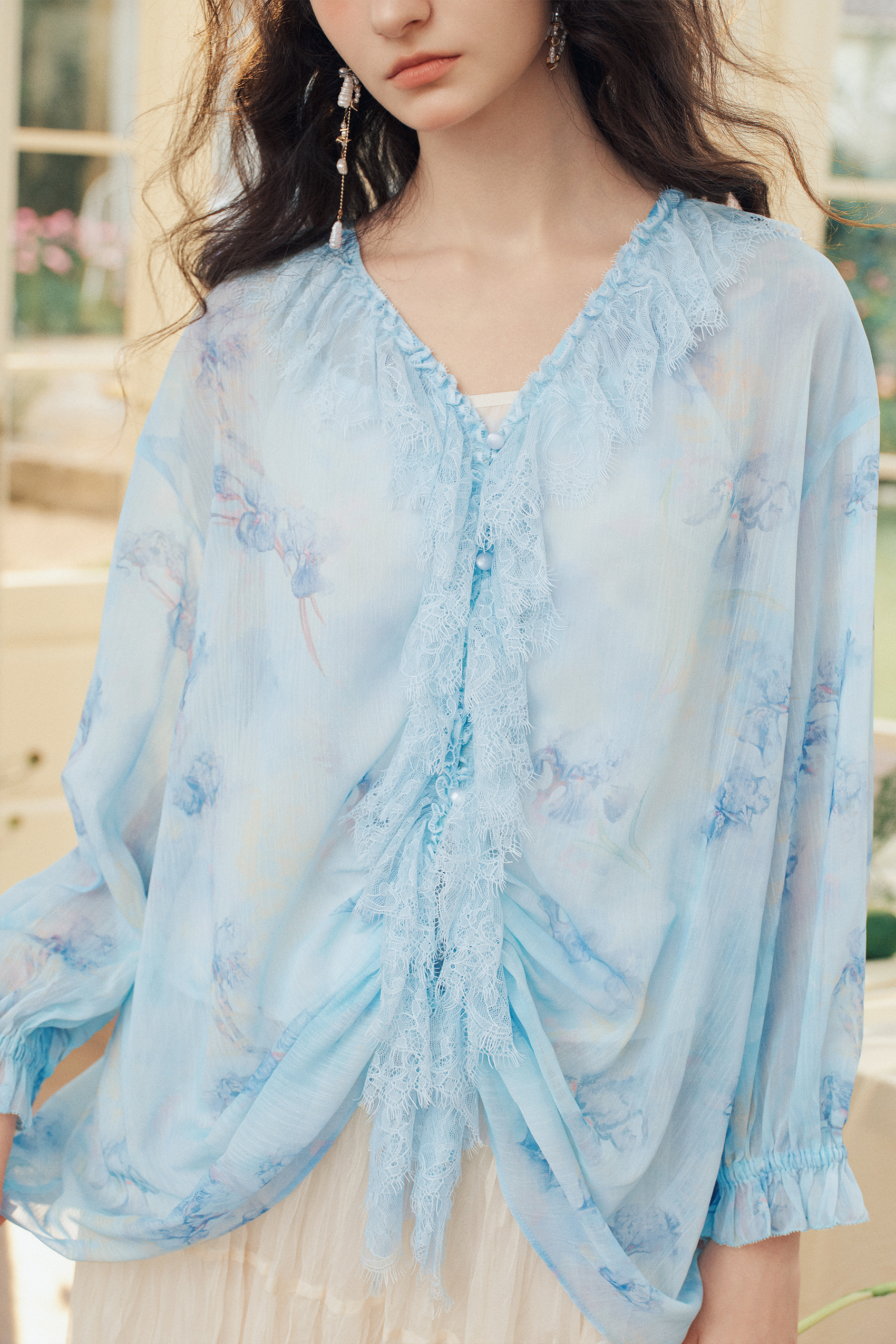 Lace / Chiffon Blouse