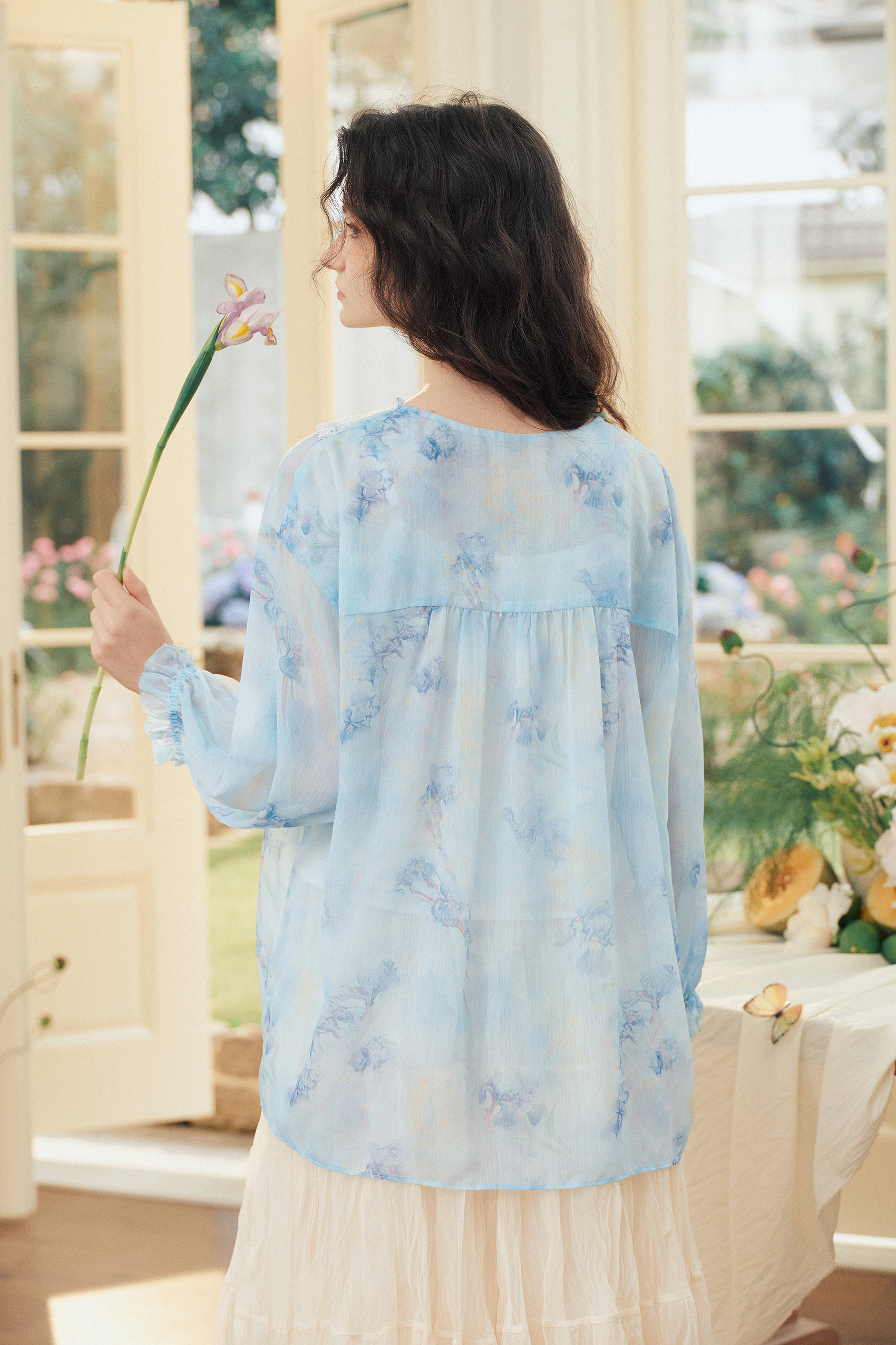 Lace / Chiffon Blouse