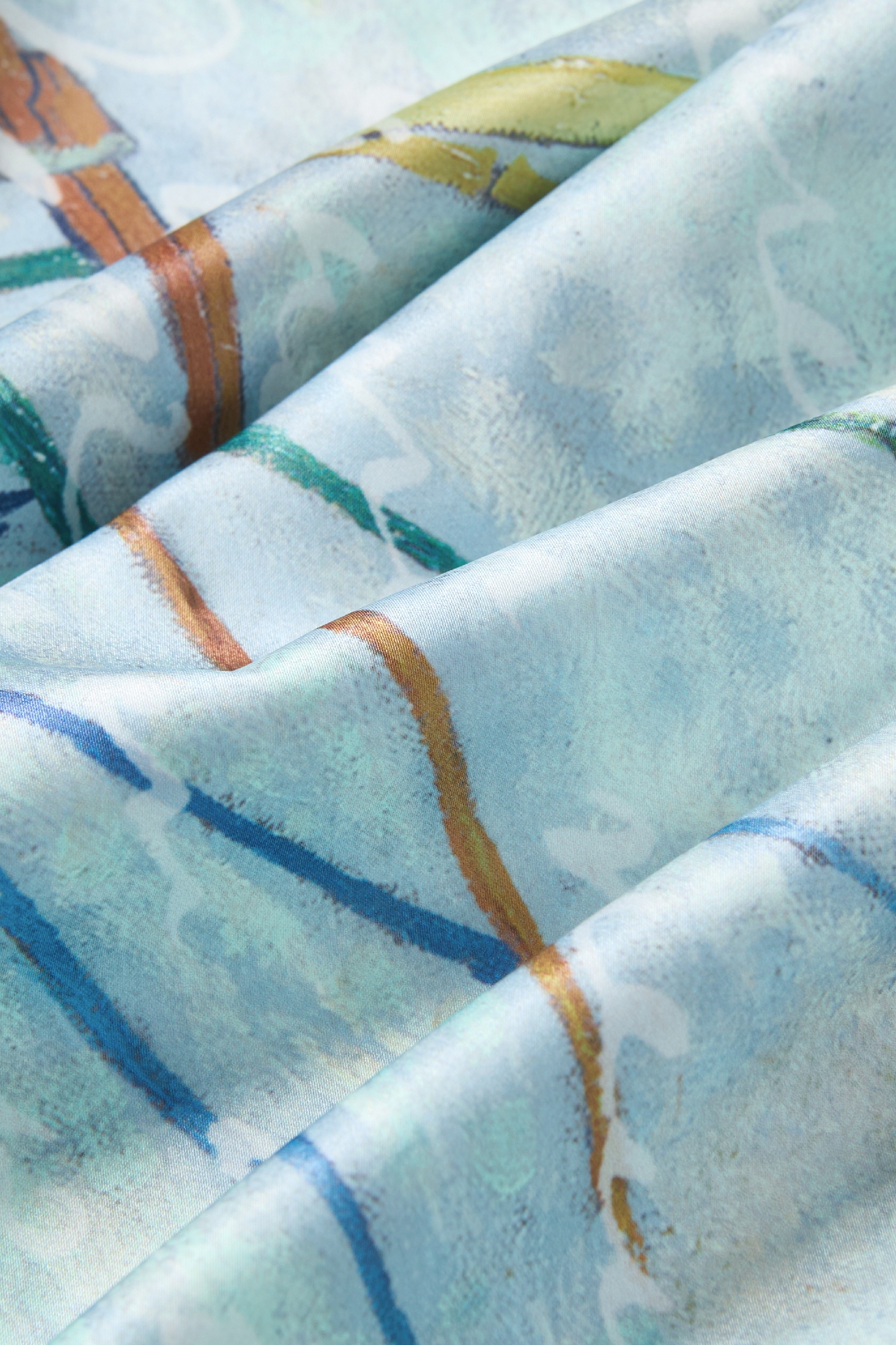 Oil Painting Print Pinafore Dress