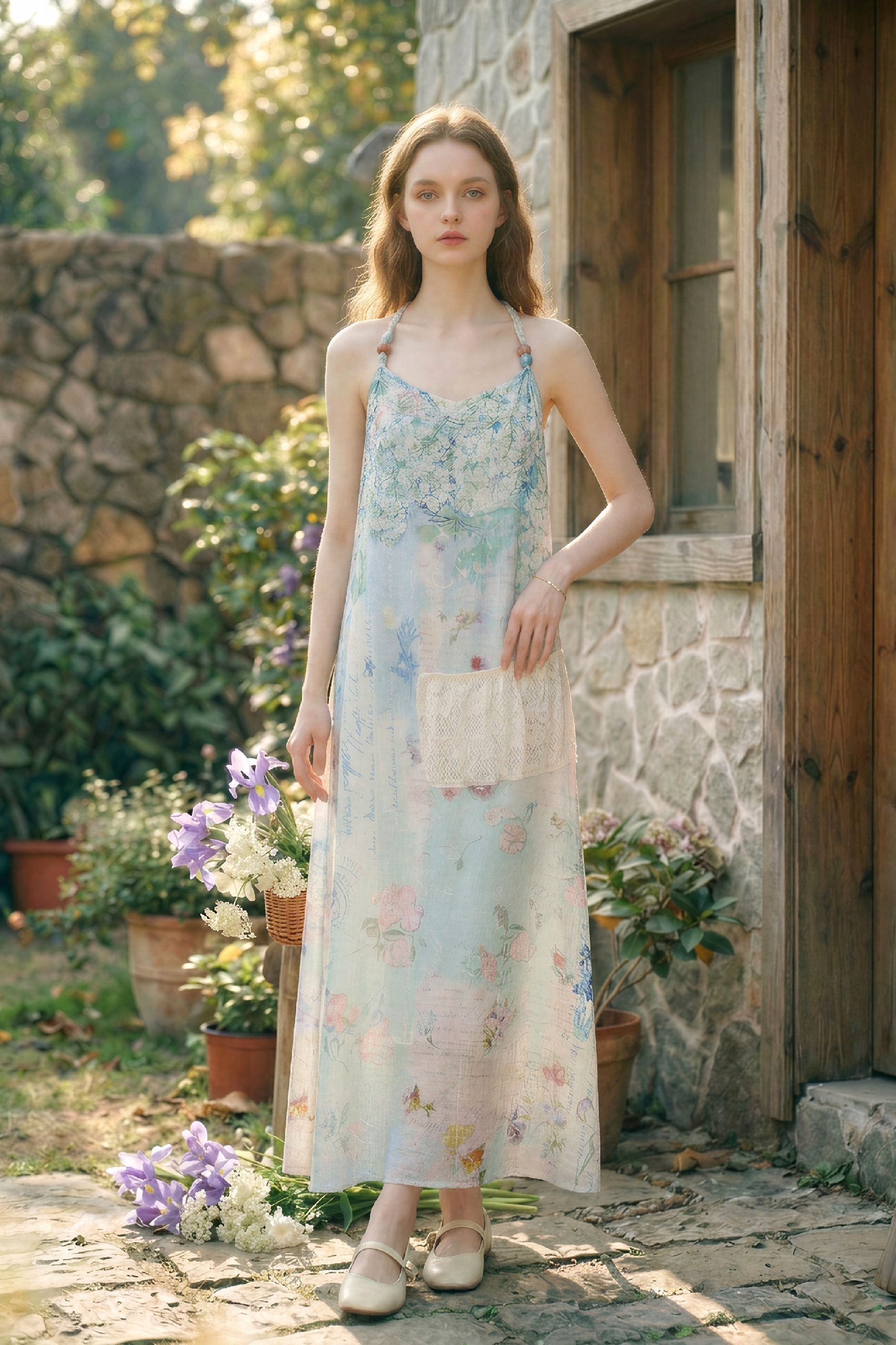 Vacation Floral Strap Dress