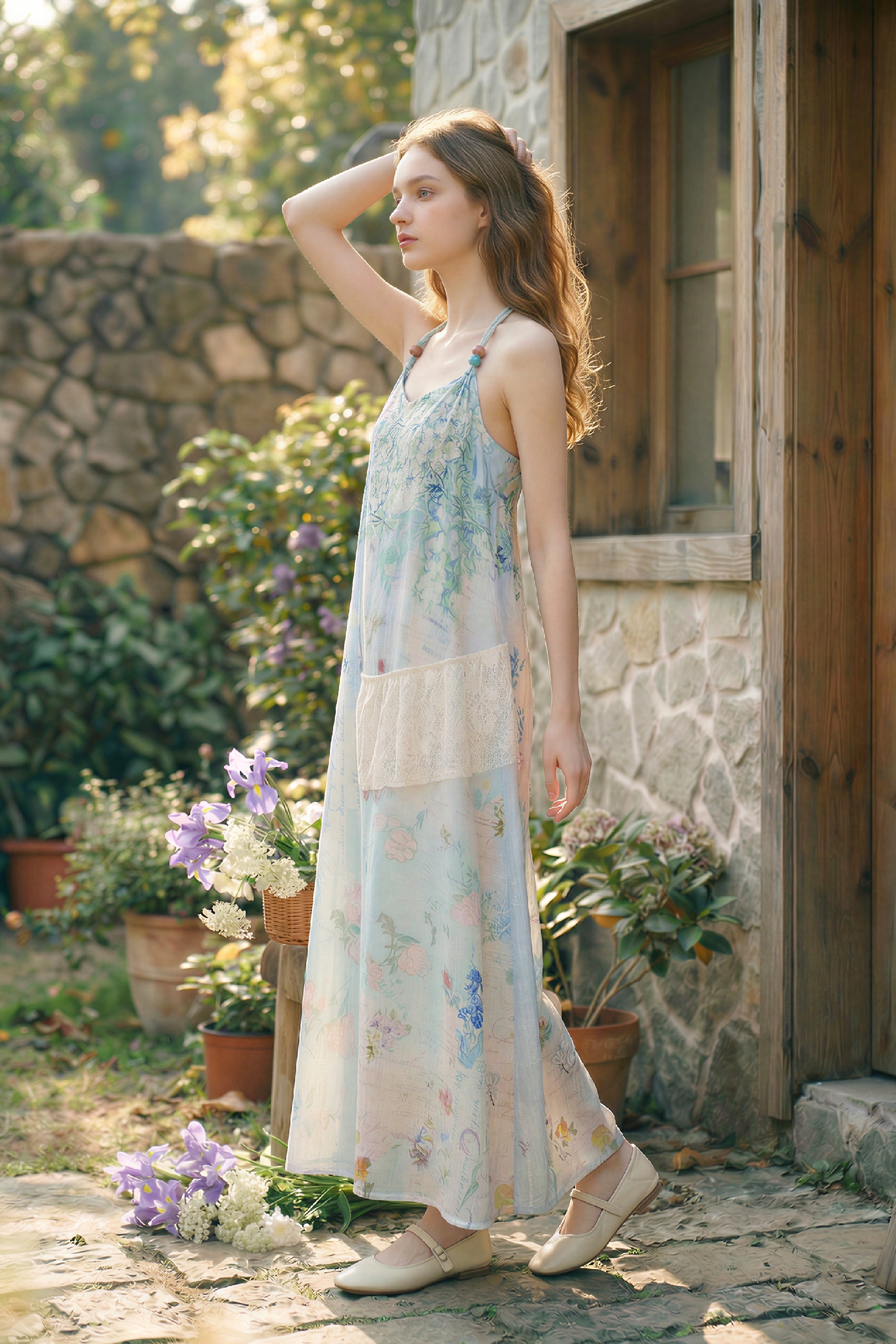 Vacation Floral Strap Dress