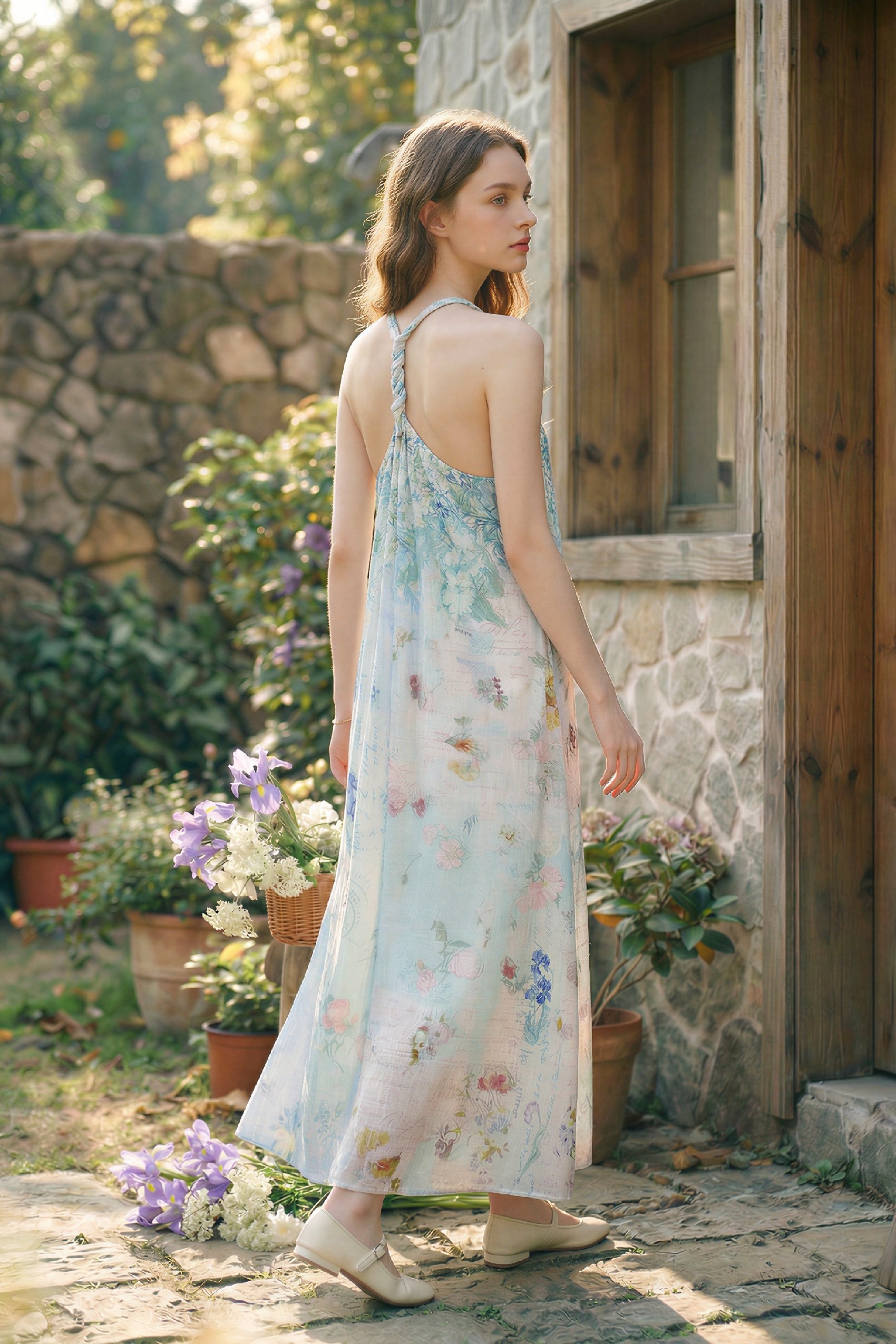 Vacation Floral Strap Dress