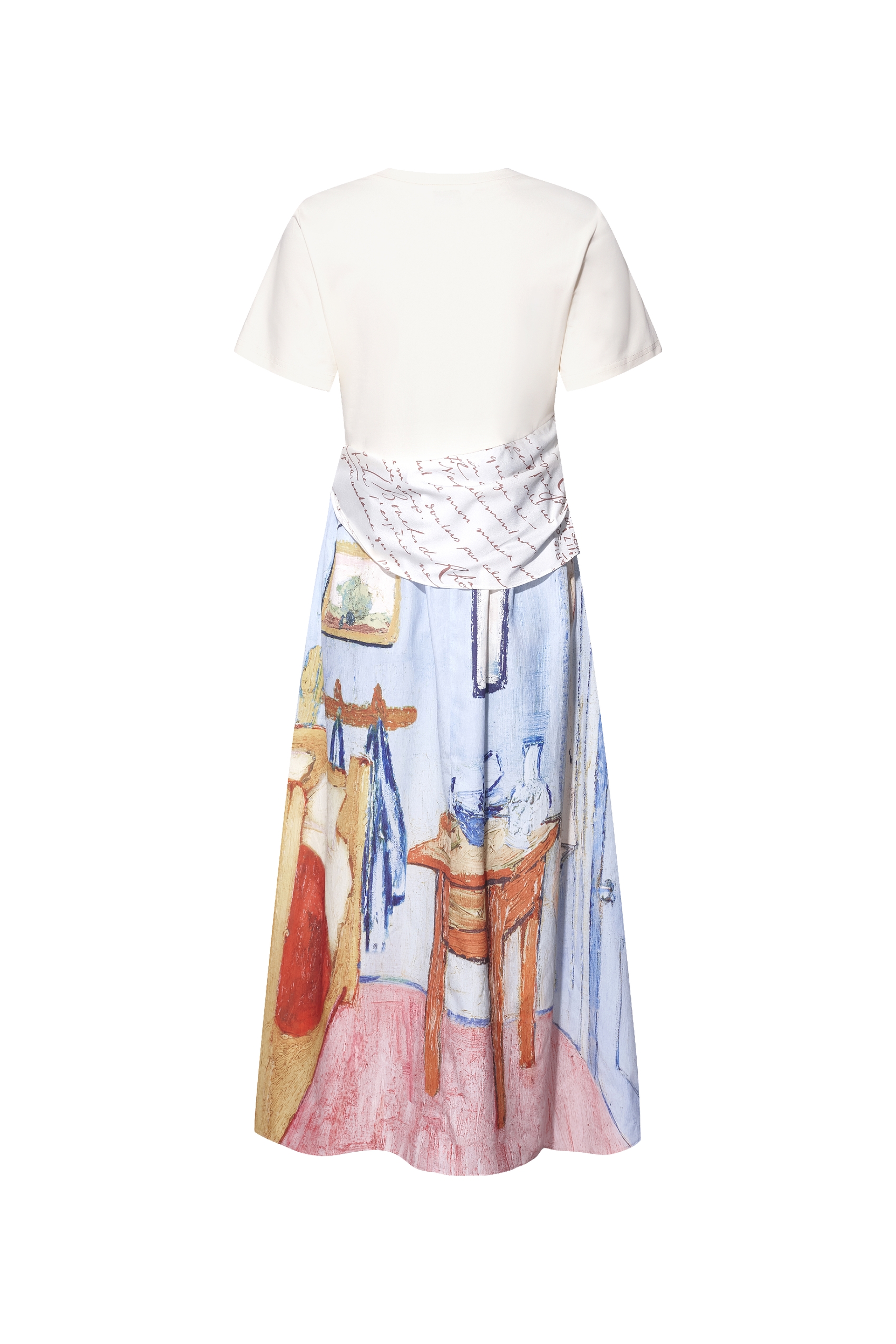 Layered Two-Piece Look Dress