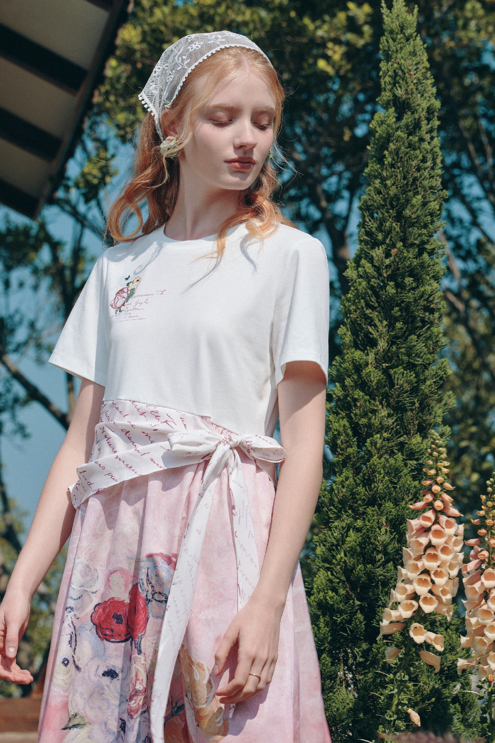 Layered Two-Piece Look Dress