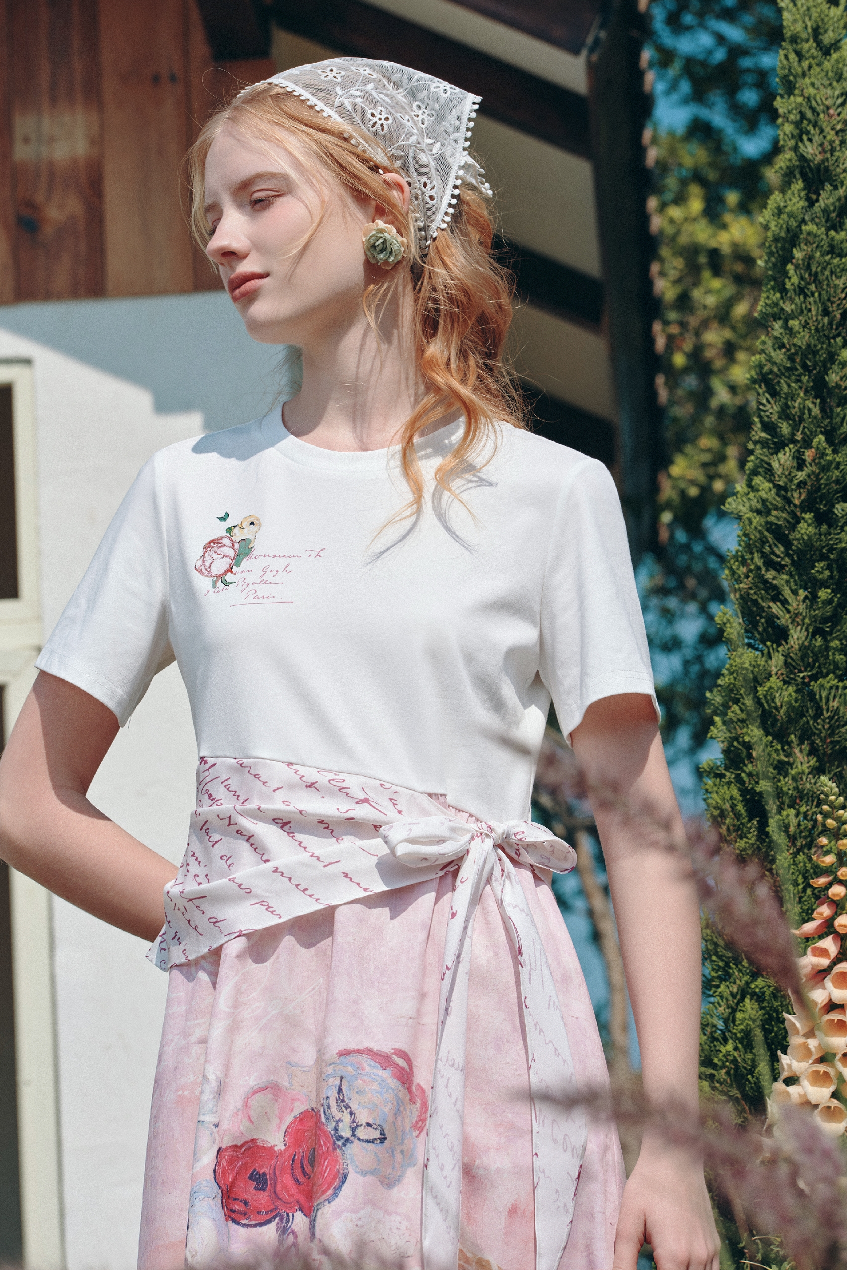 Layered Two-Piece Look Dress