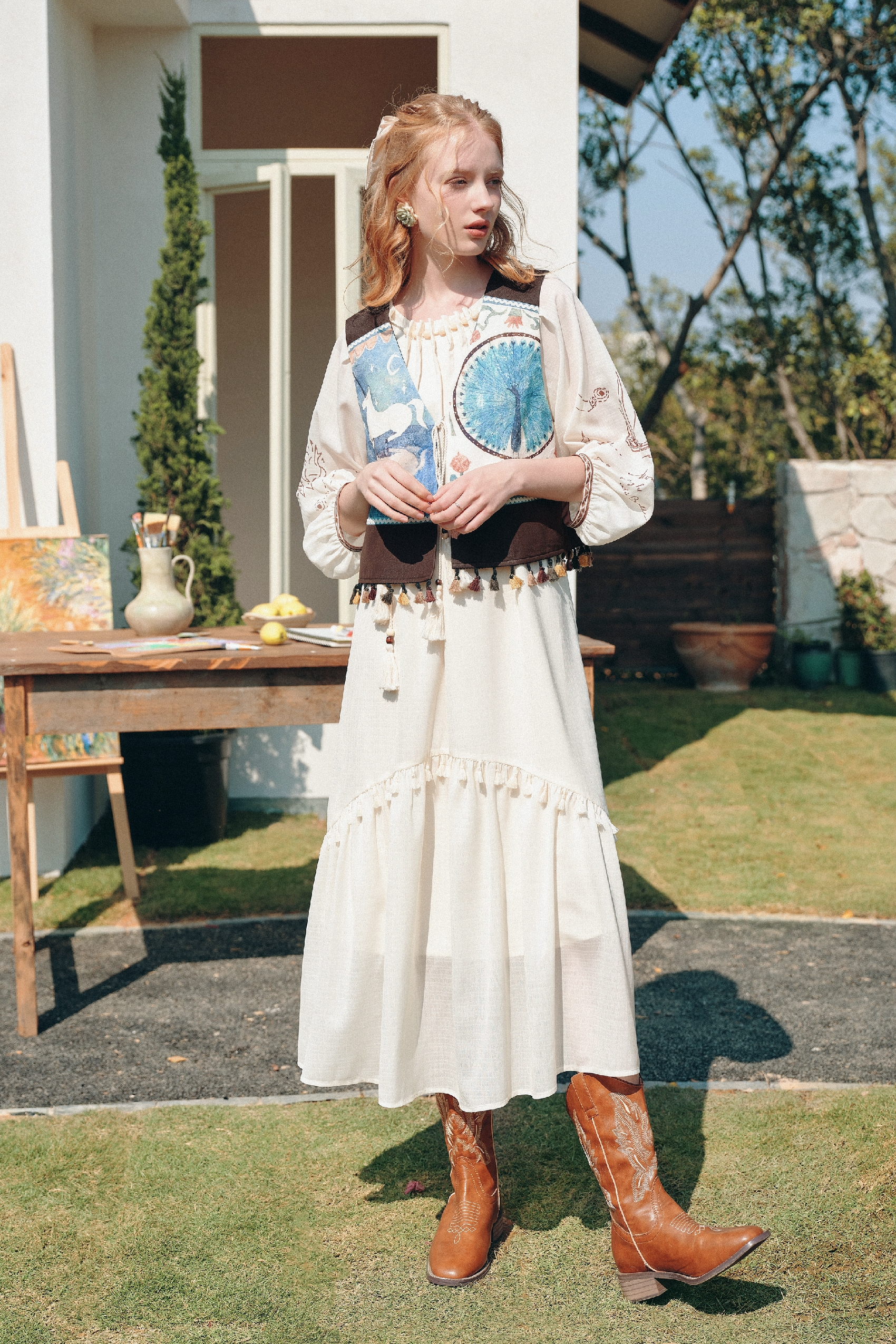 Vintage Fringe Dress