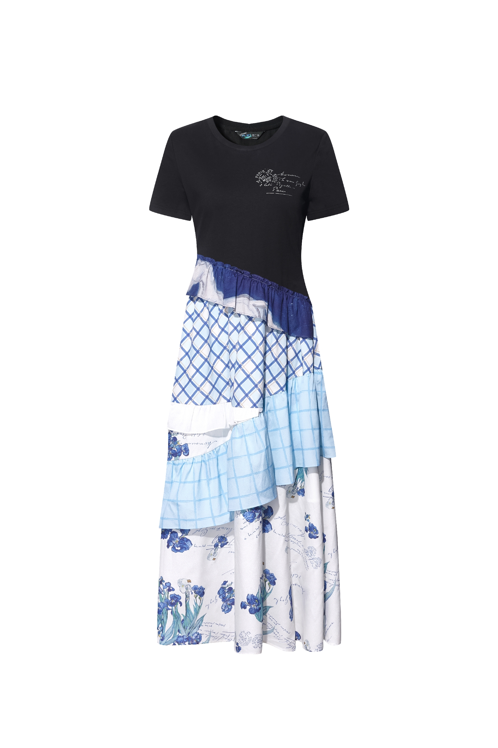 Asymmetrical Printed Dress