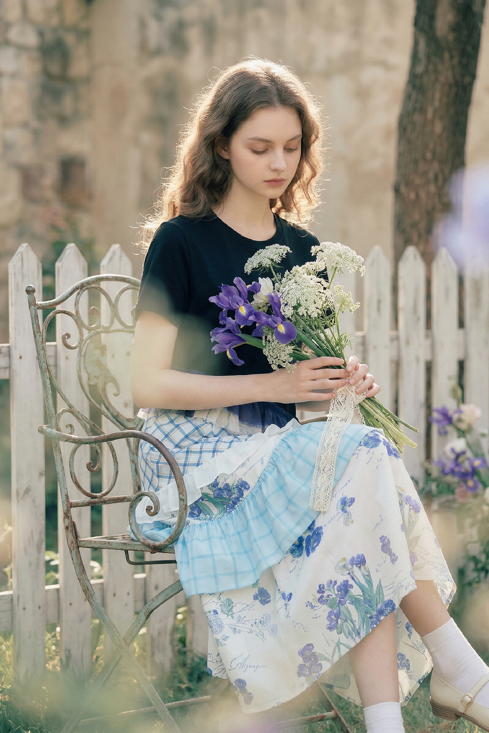 Asymmetrical Printed Dress