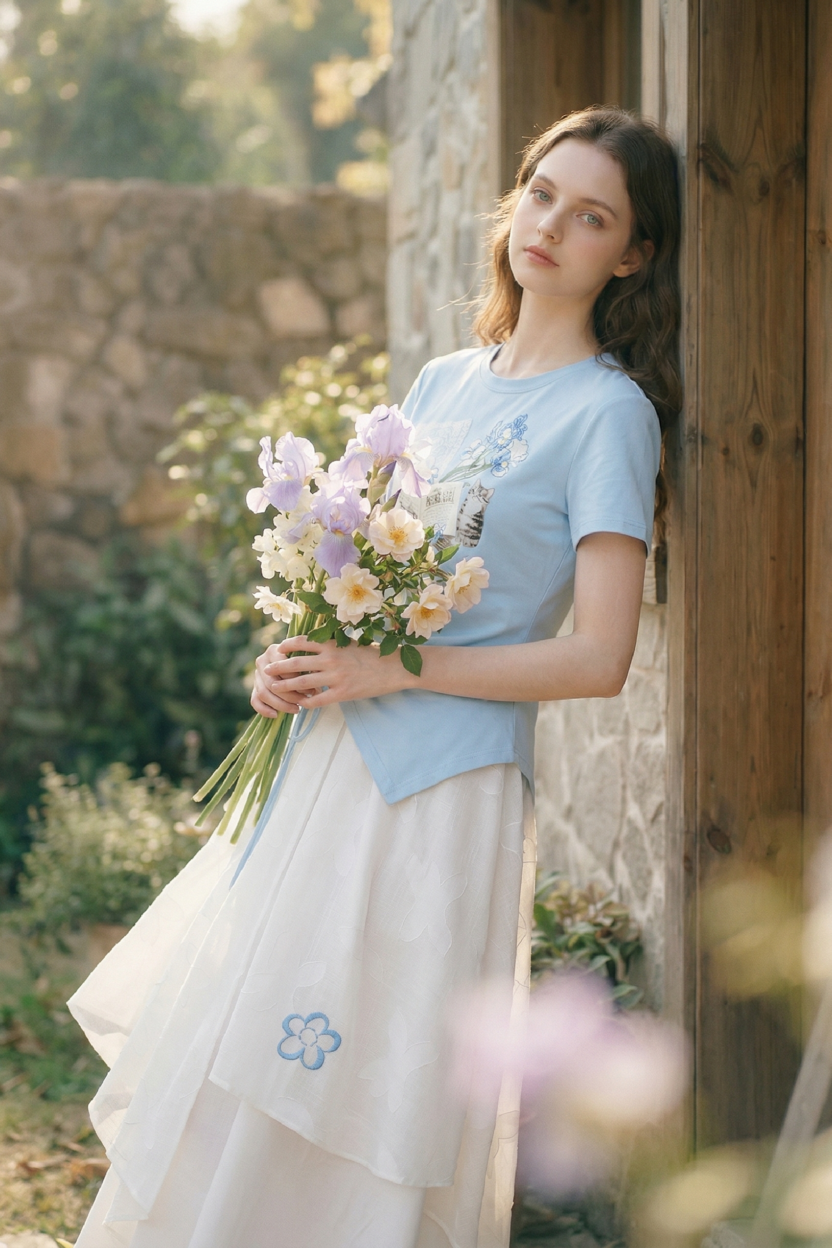 Pink Drawstring Dress-LYONSENS