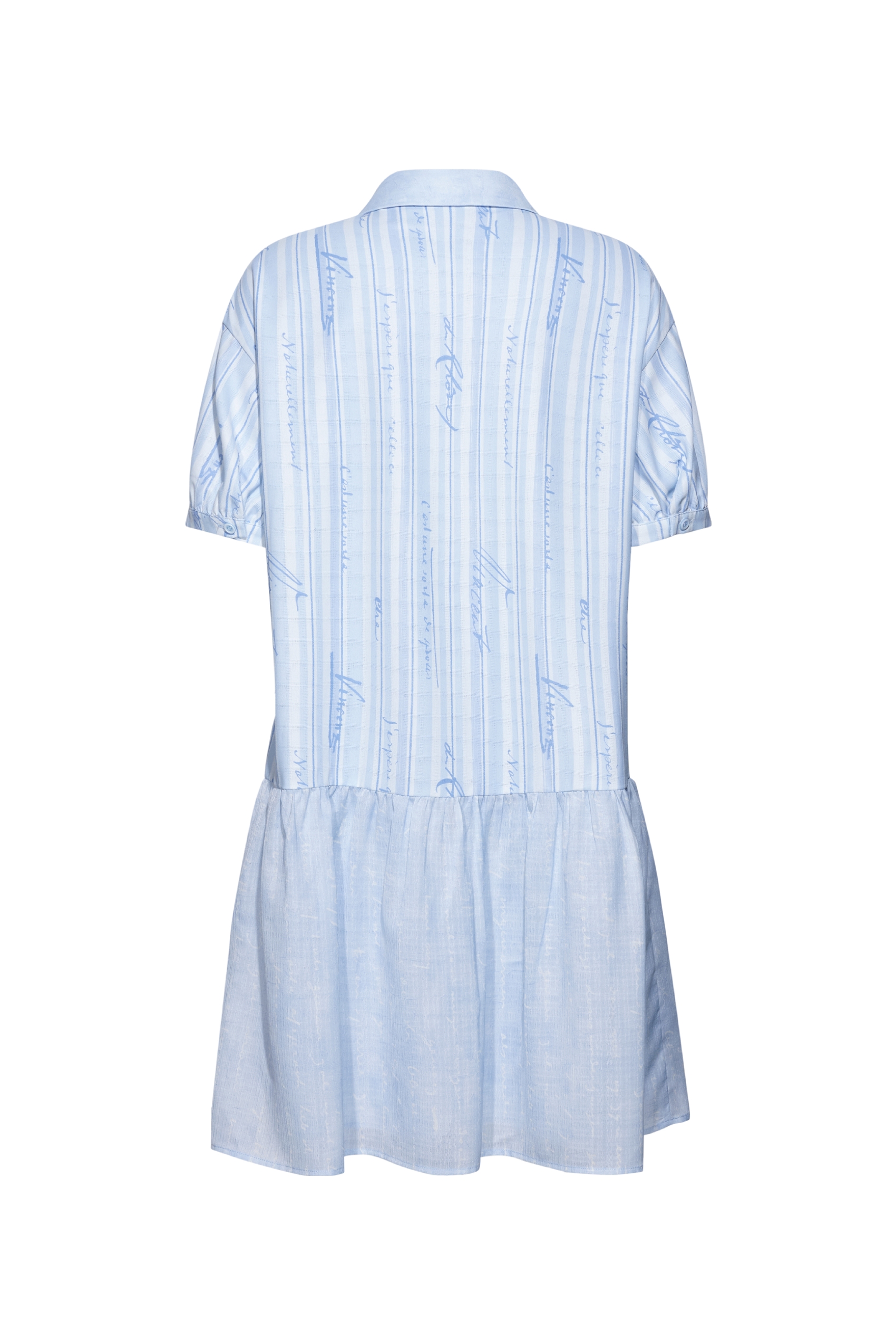 Lapel Printed Dress