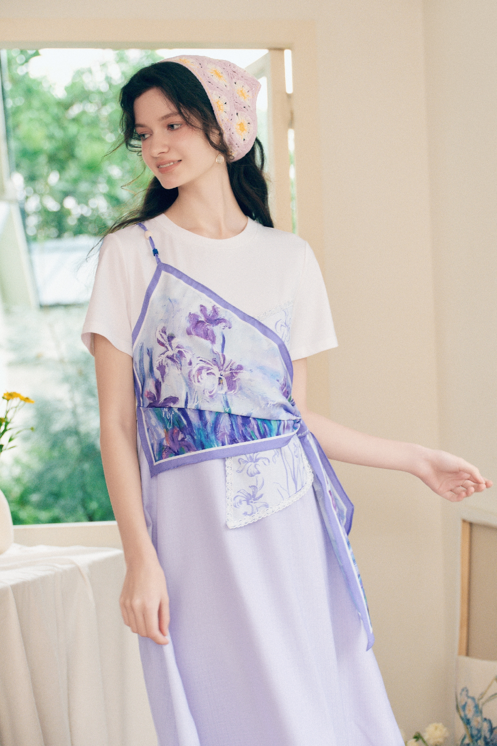 Layered Floral Dress