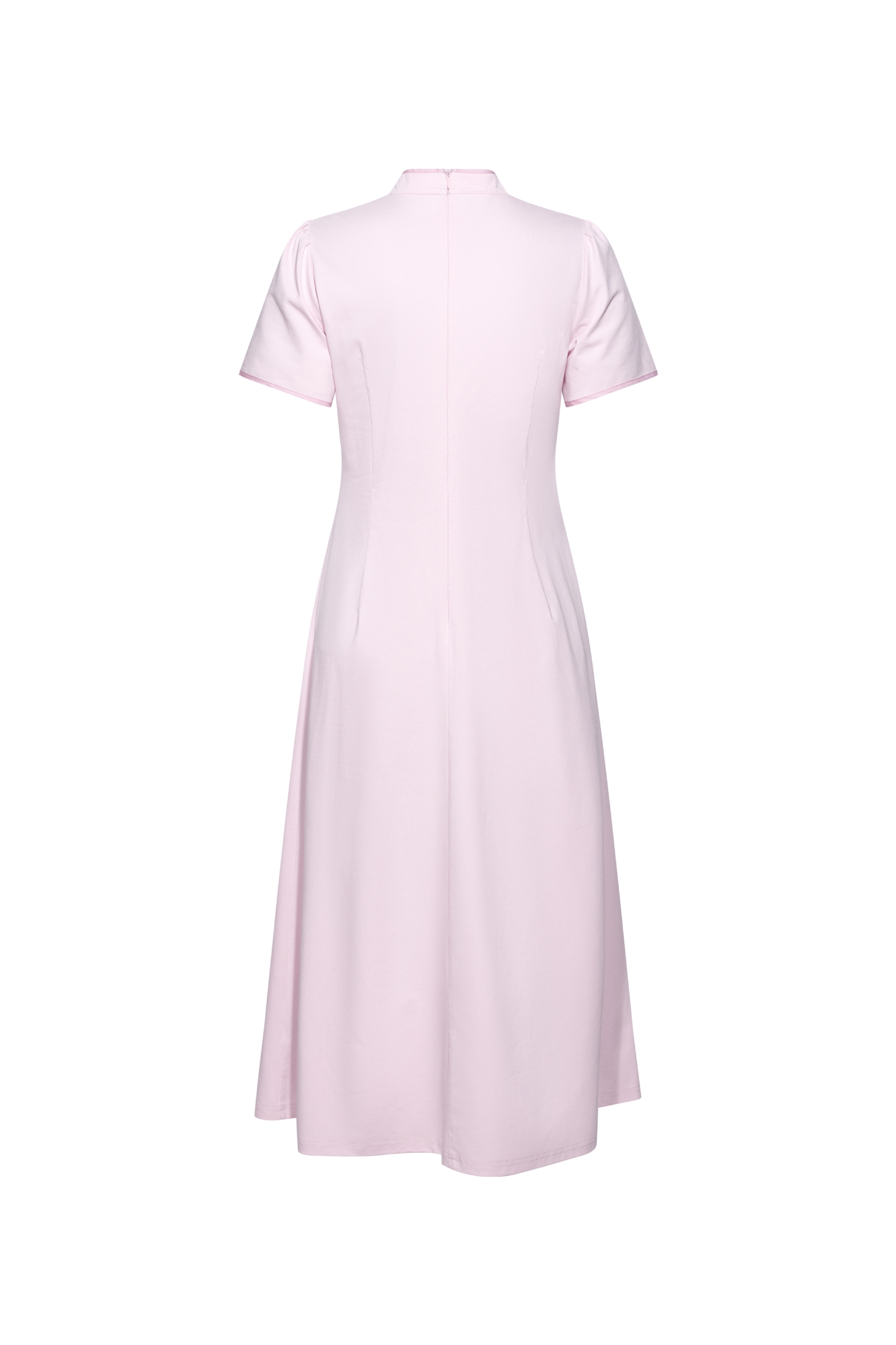 Pink Embroidered Dress-LYONSENS