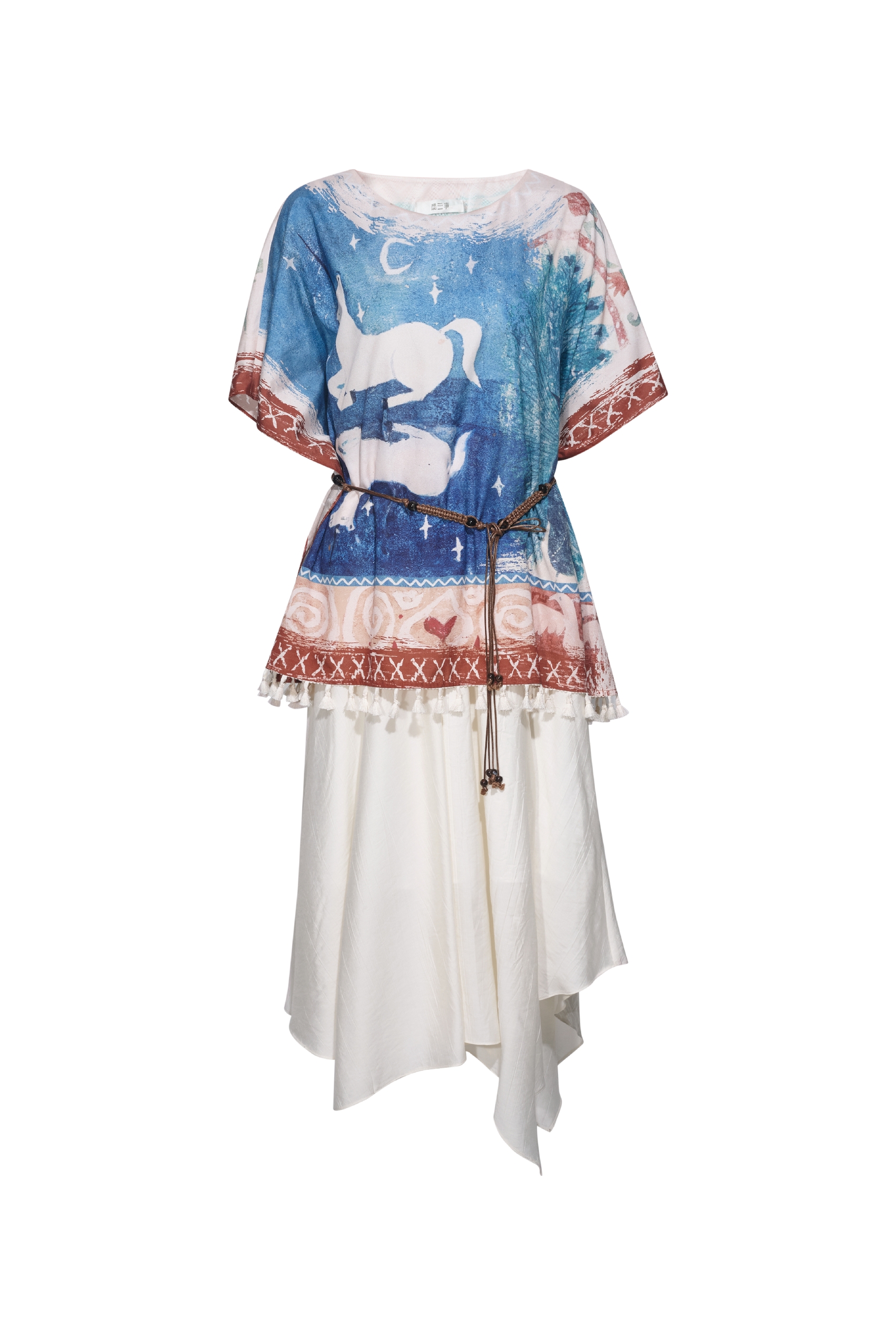 Patchwork Fringe Dress