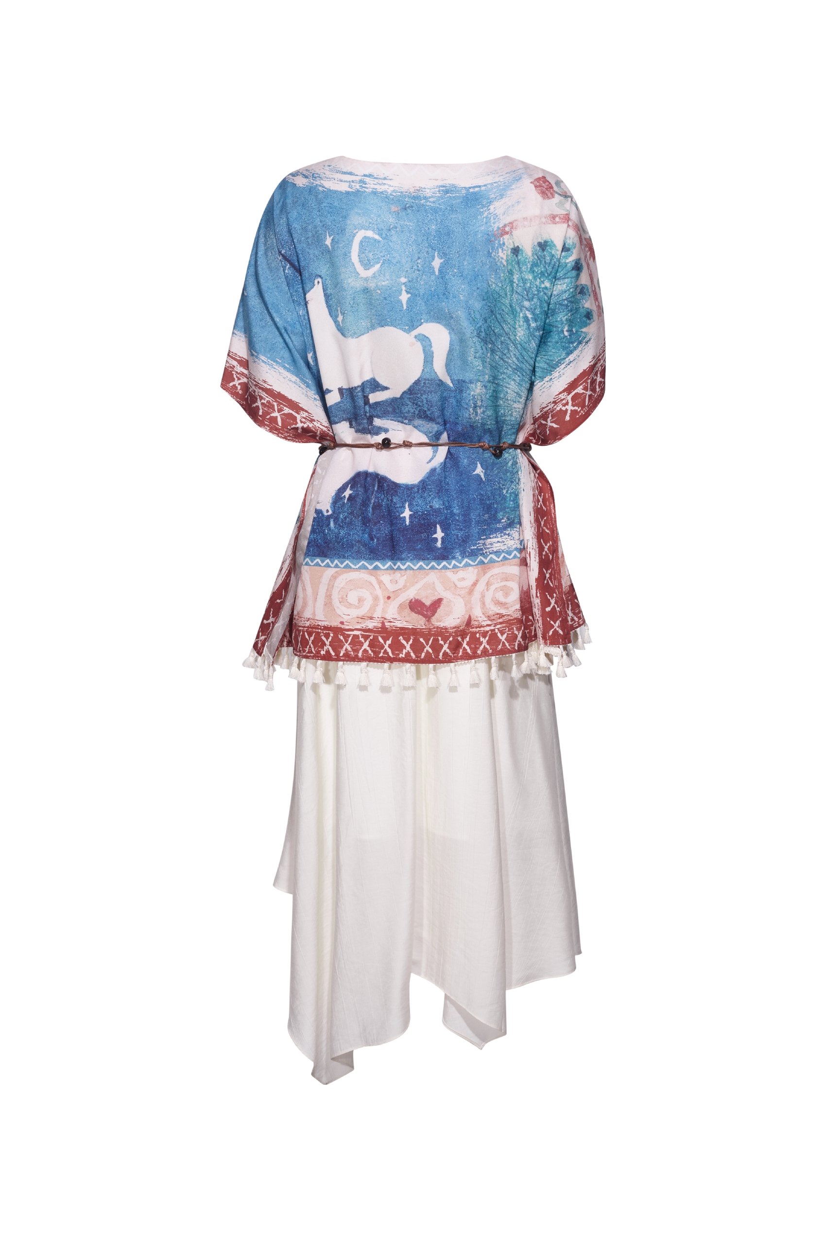 Patchwork Fringe Dress