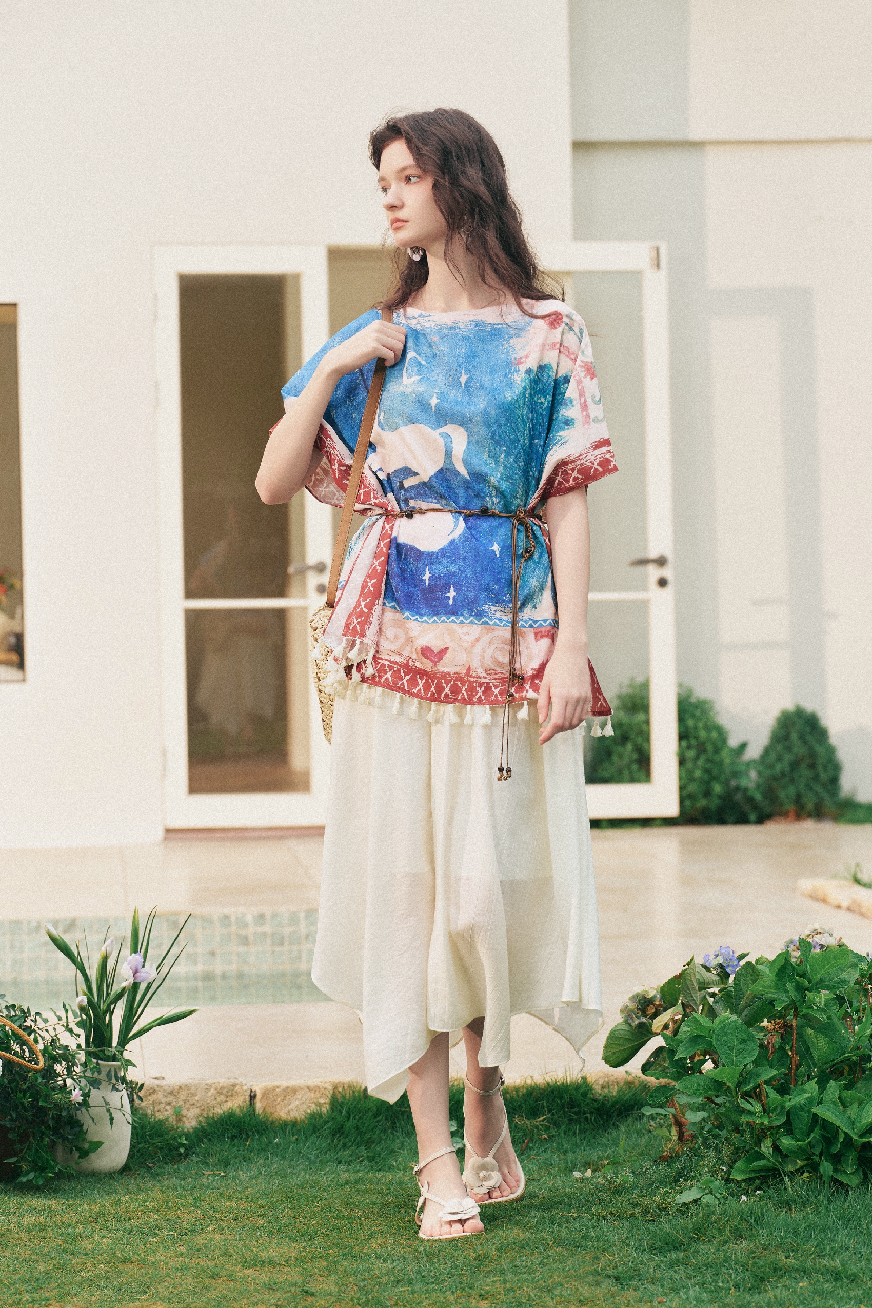 Patchwork Fringe Dress