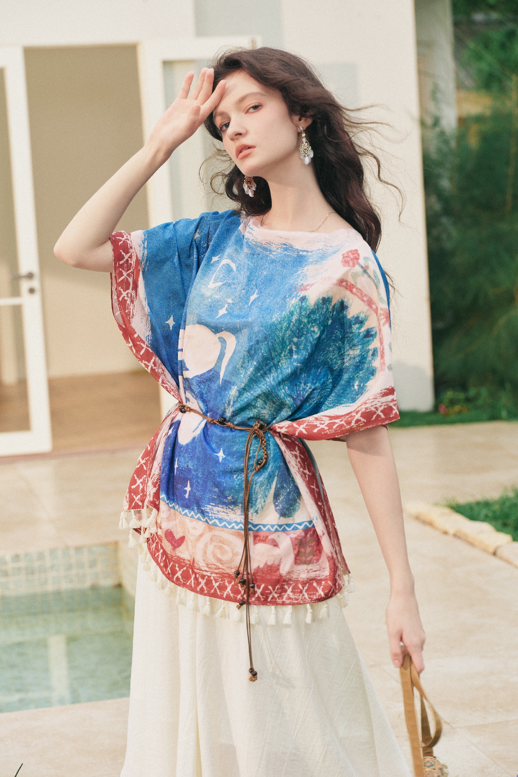 Patchwork Fringe Dress