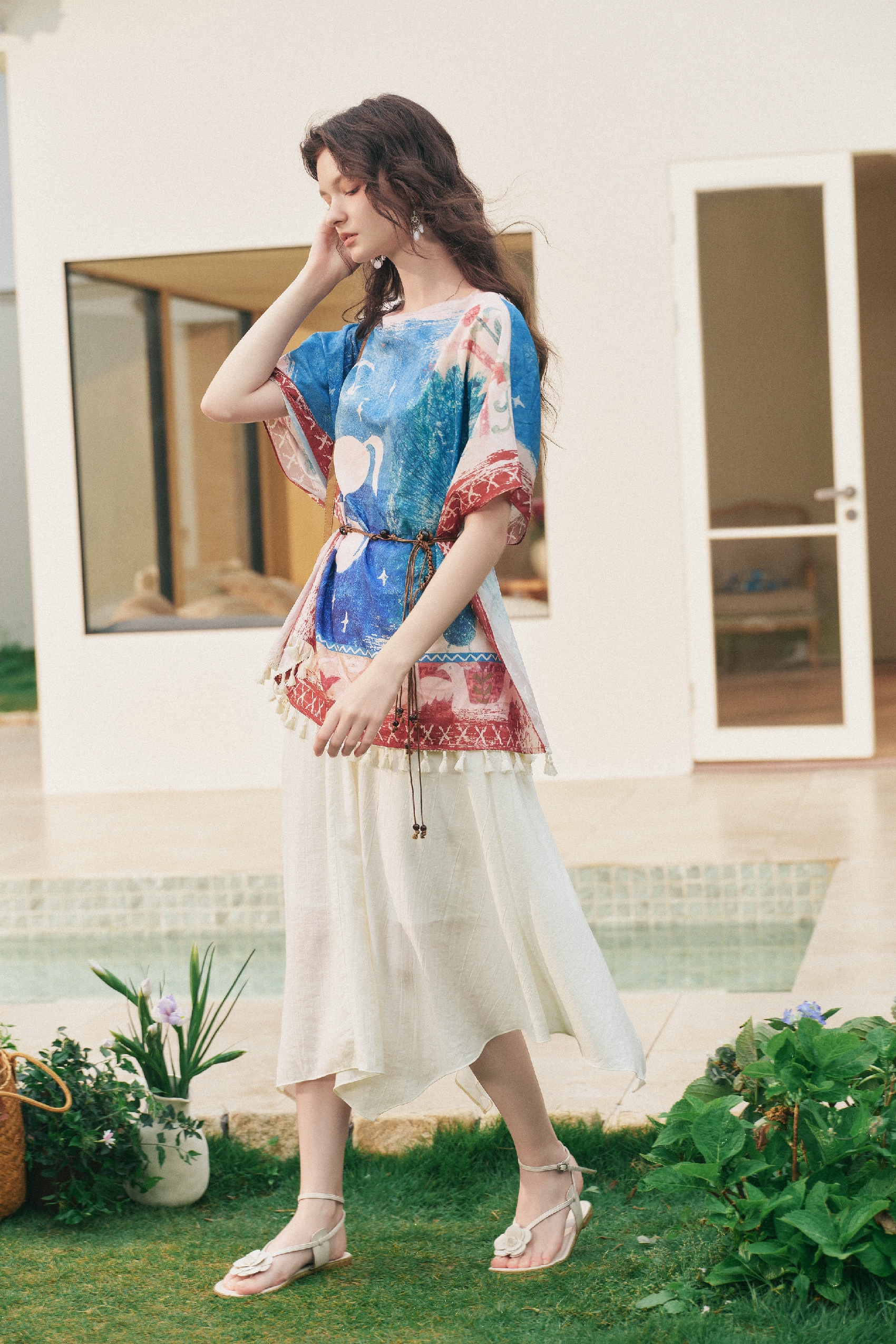 Patchwork Fringe Dress