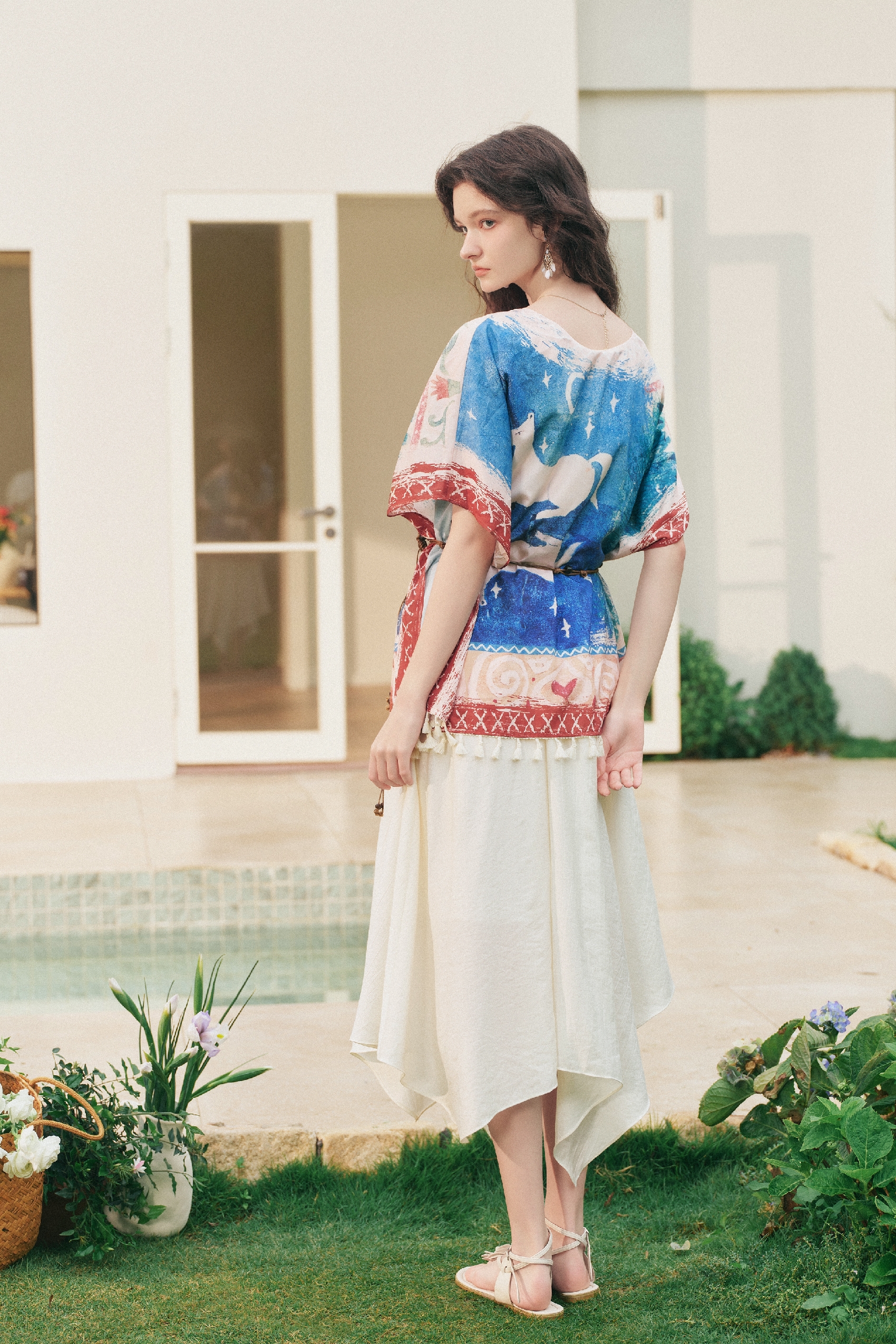 Patchwork Fringe Dress