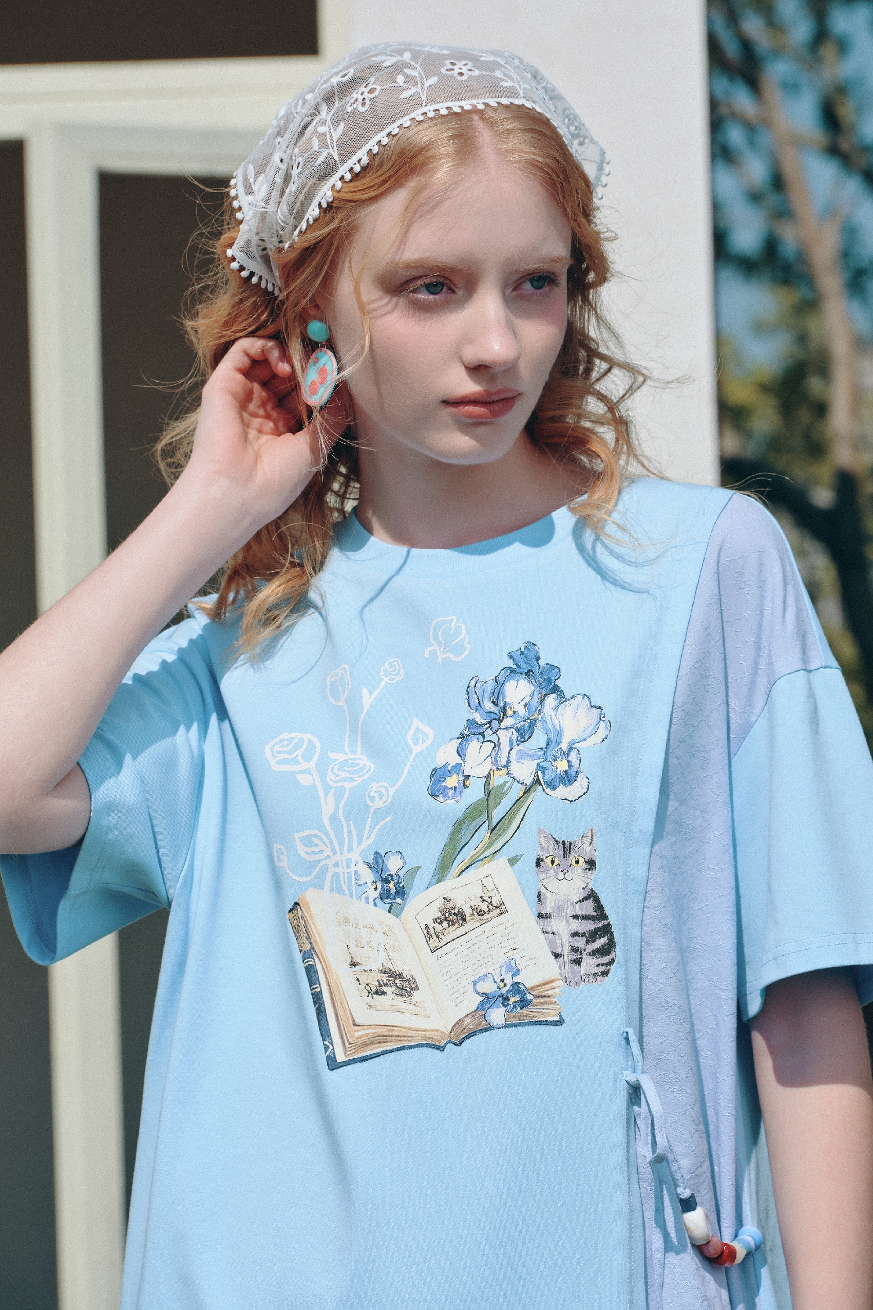Printed Asymmetrical Dress