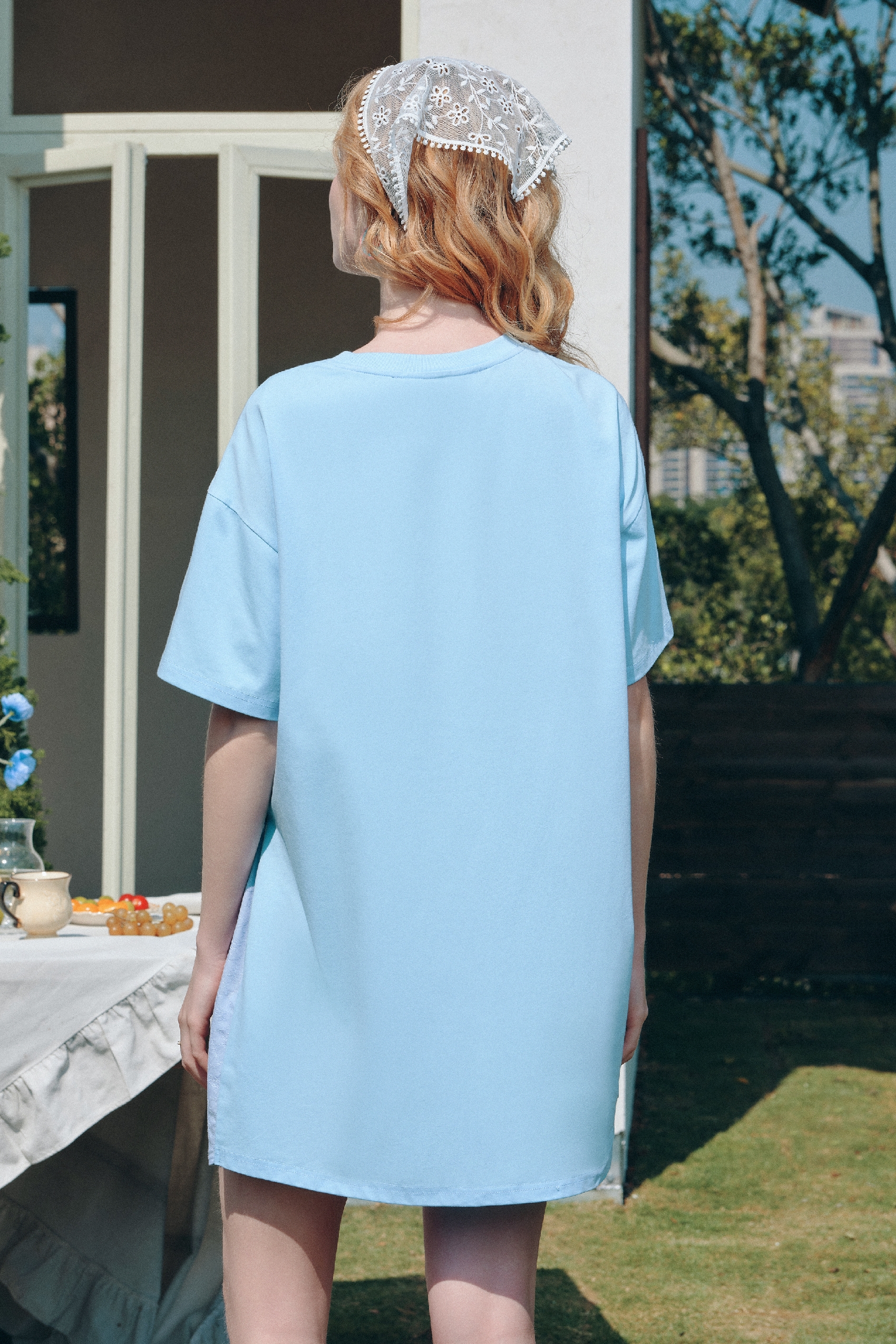 Printed Asymmetrical Dress