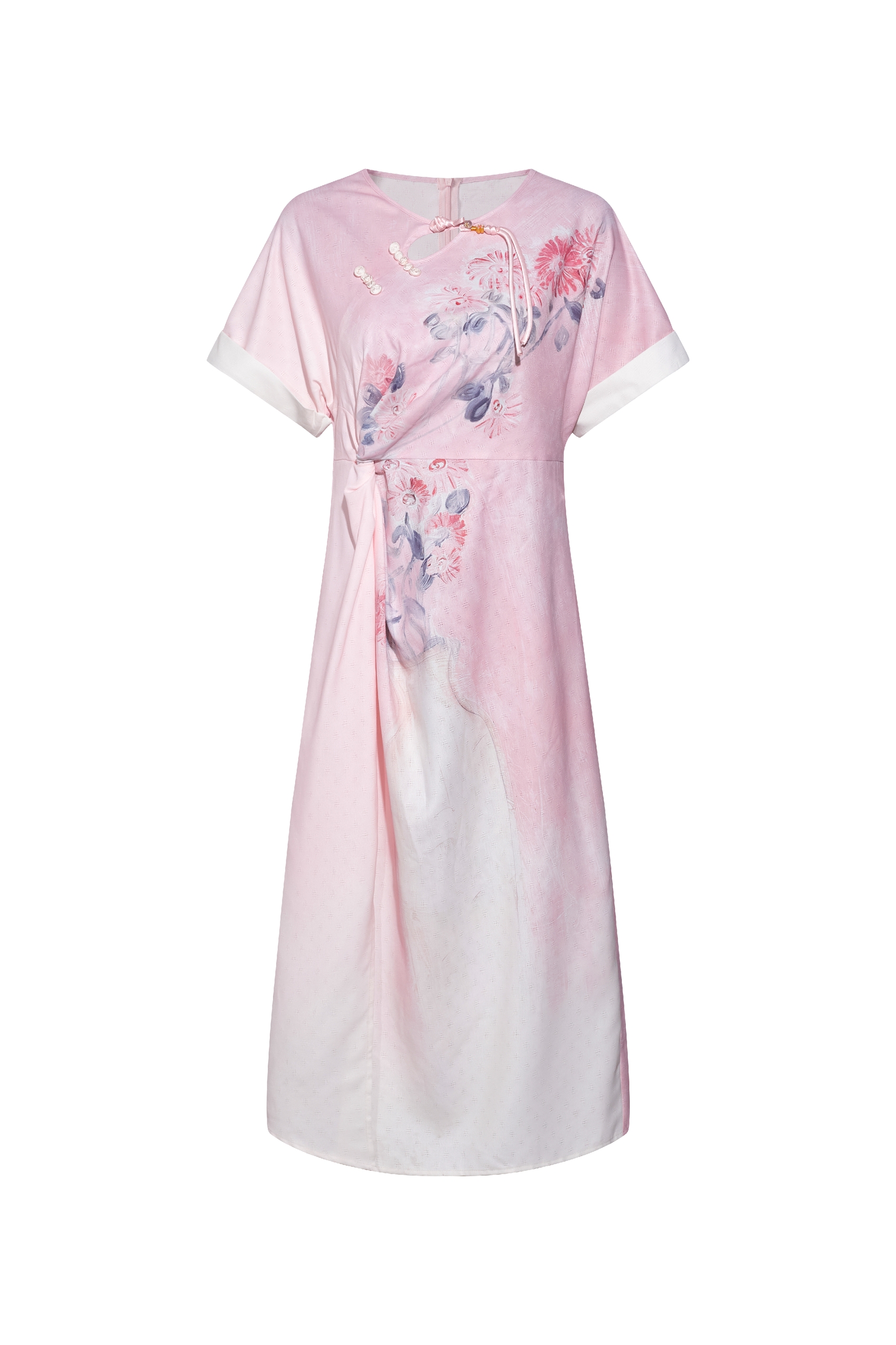 Chinese Style Printed Dress
