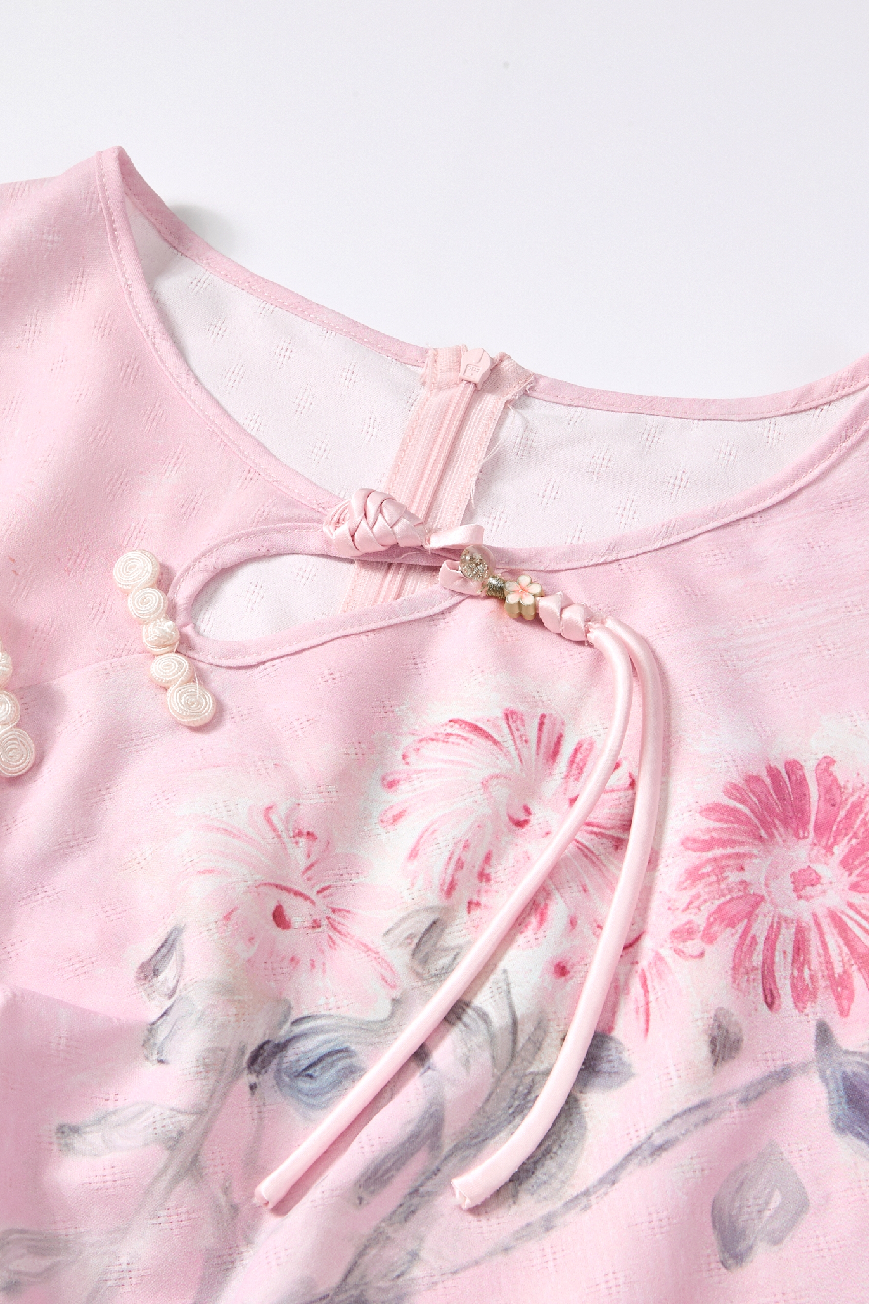 Chinese Style Printed Dress