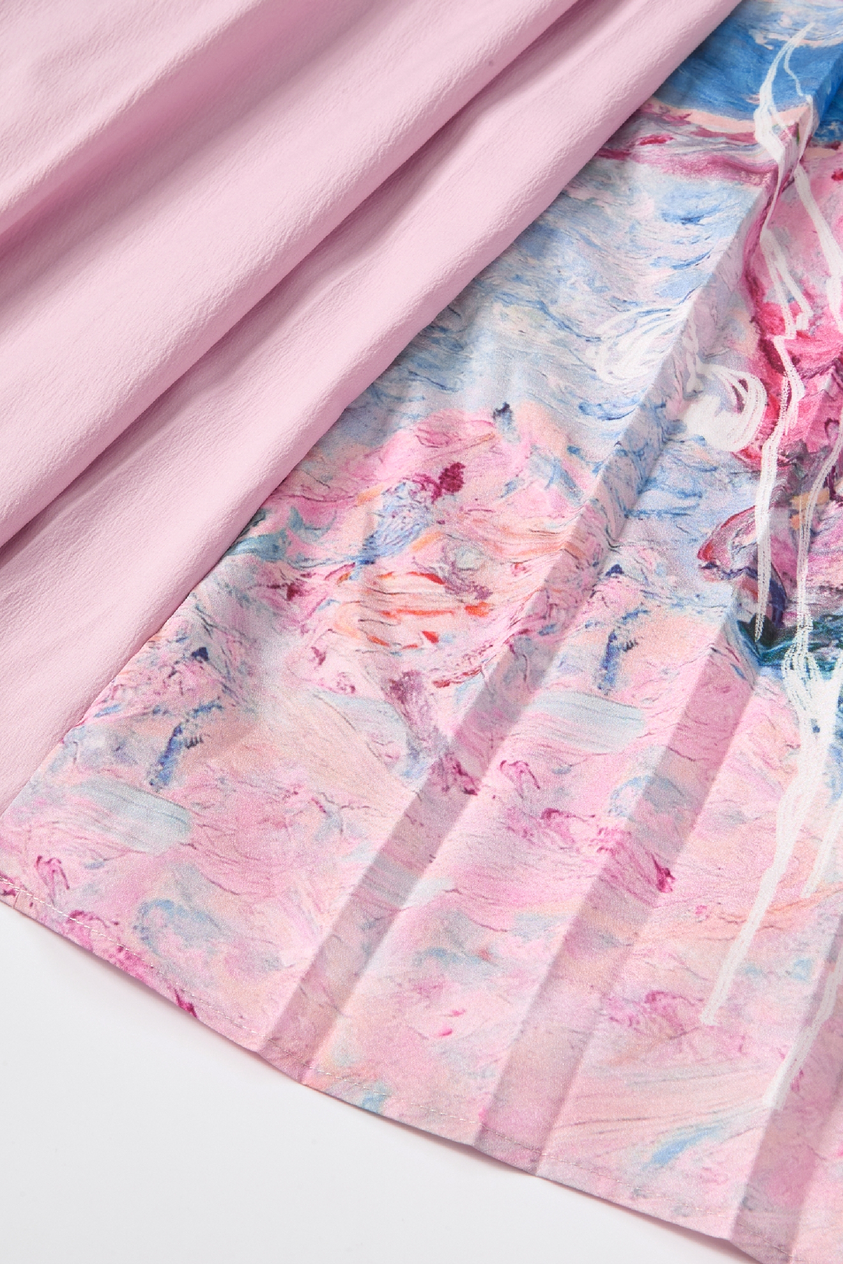 Lapel Printed Dress