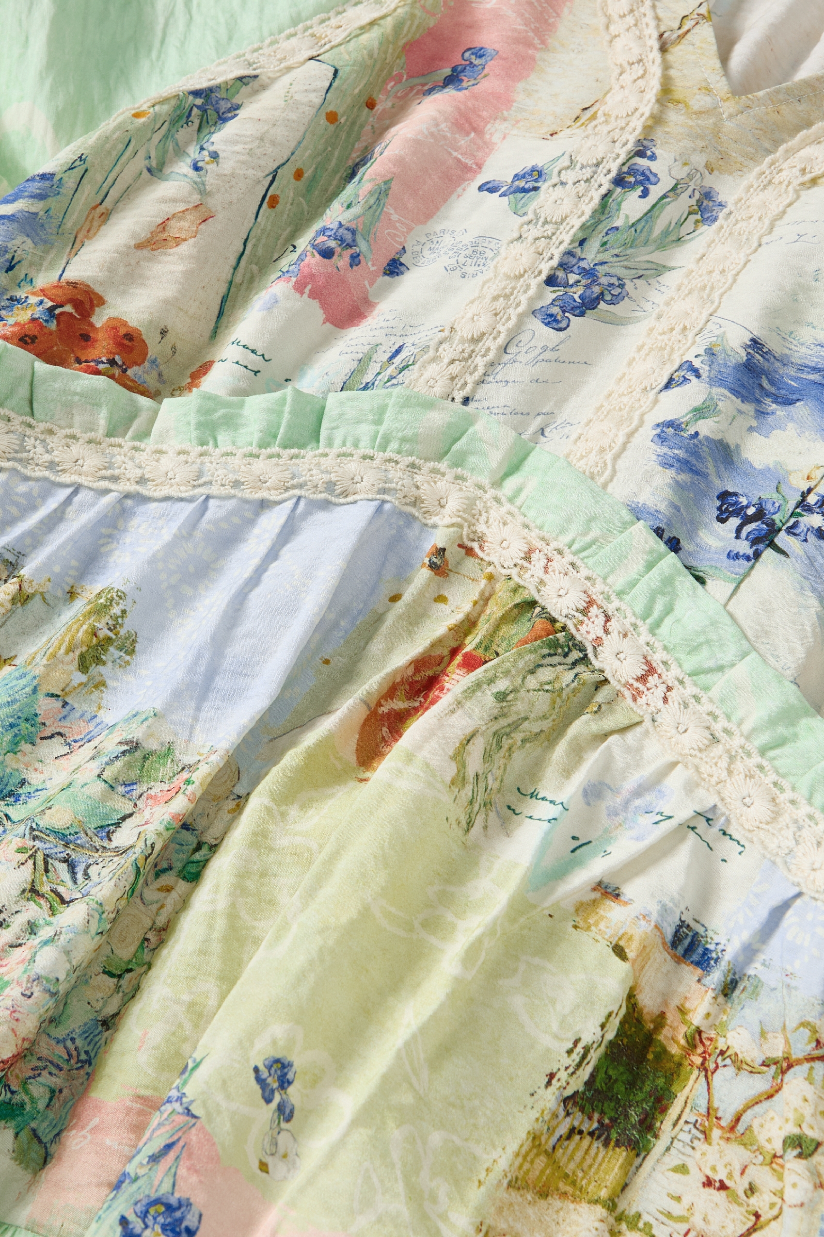 Patchwork Printed Dress