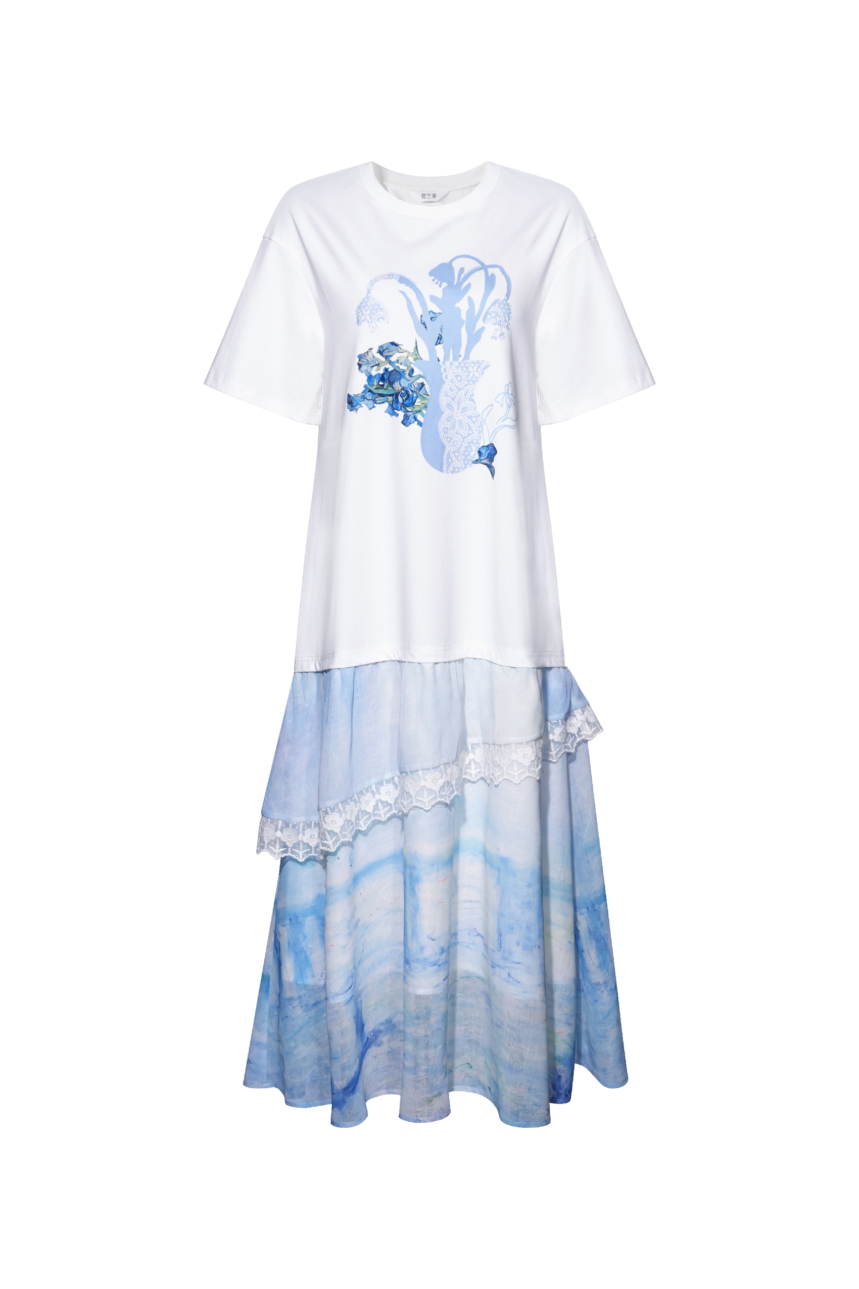 Layered Printed Dress