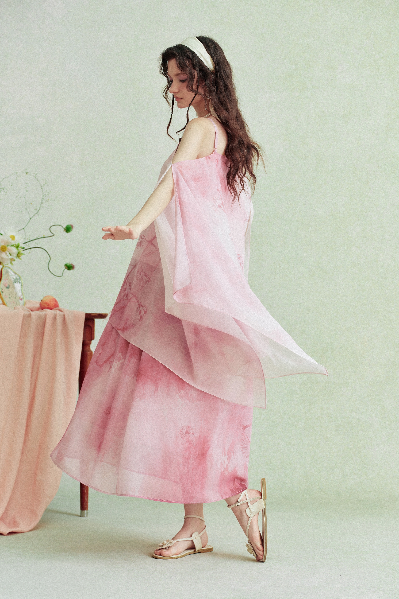 Pink Printed Dress