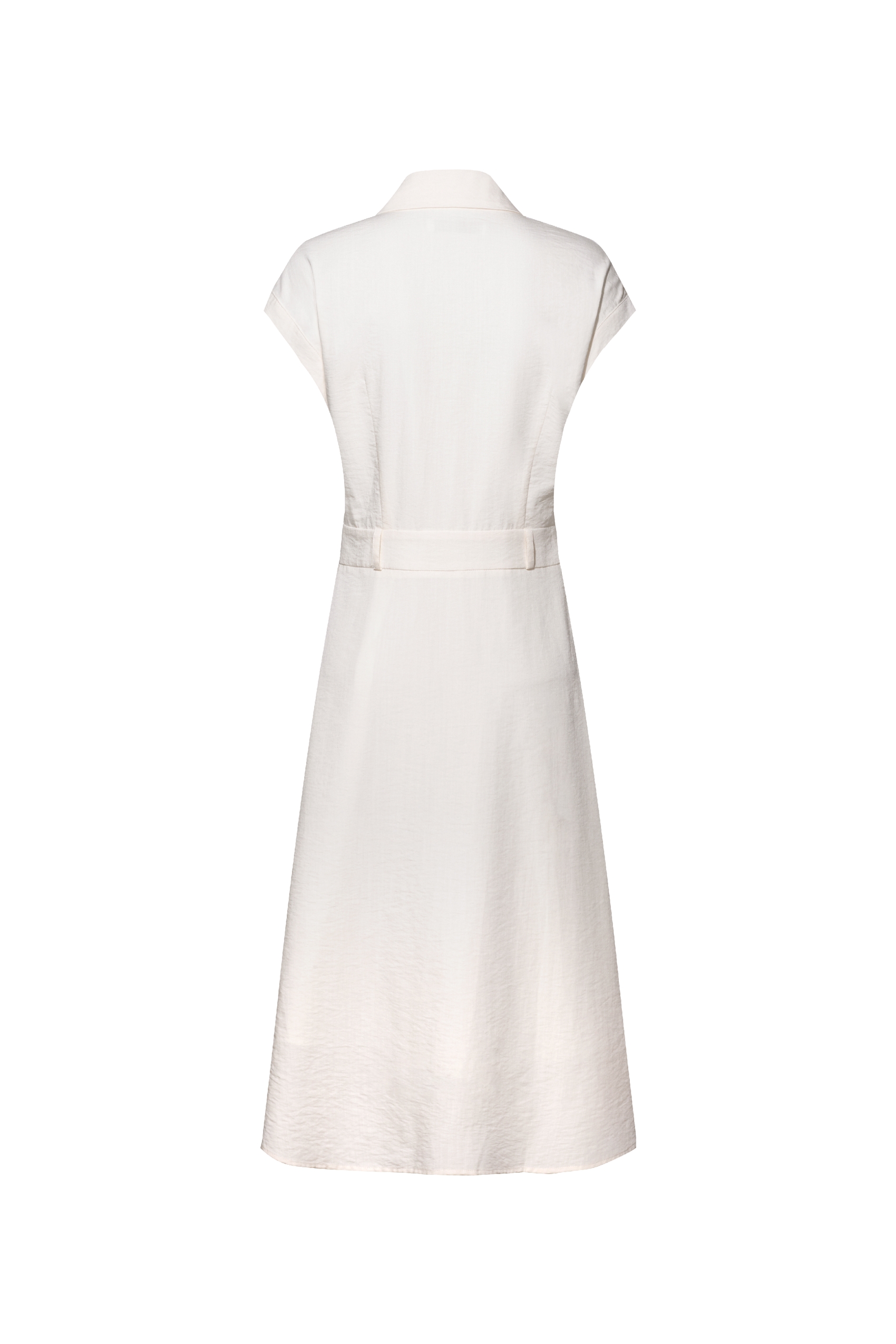 Embroidered Lapel Dress