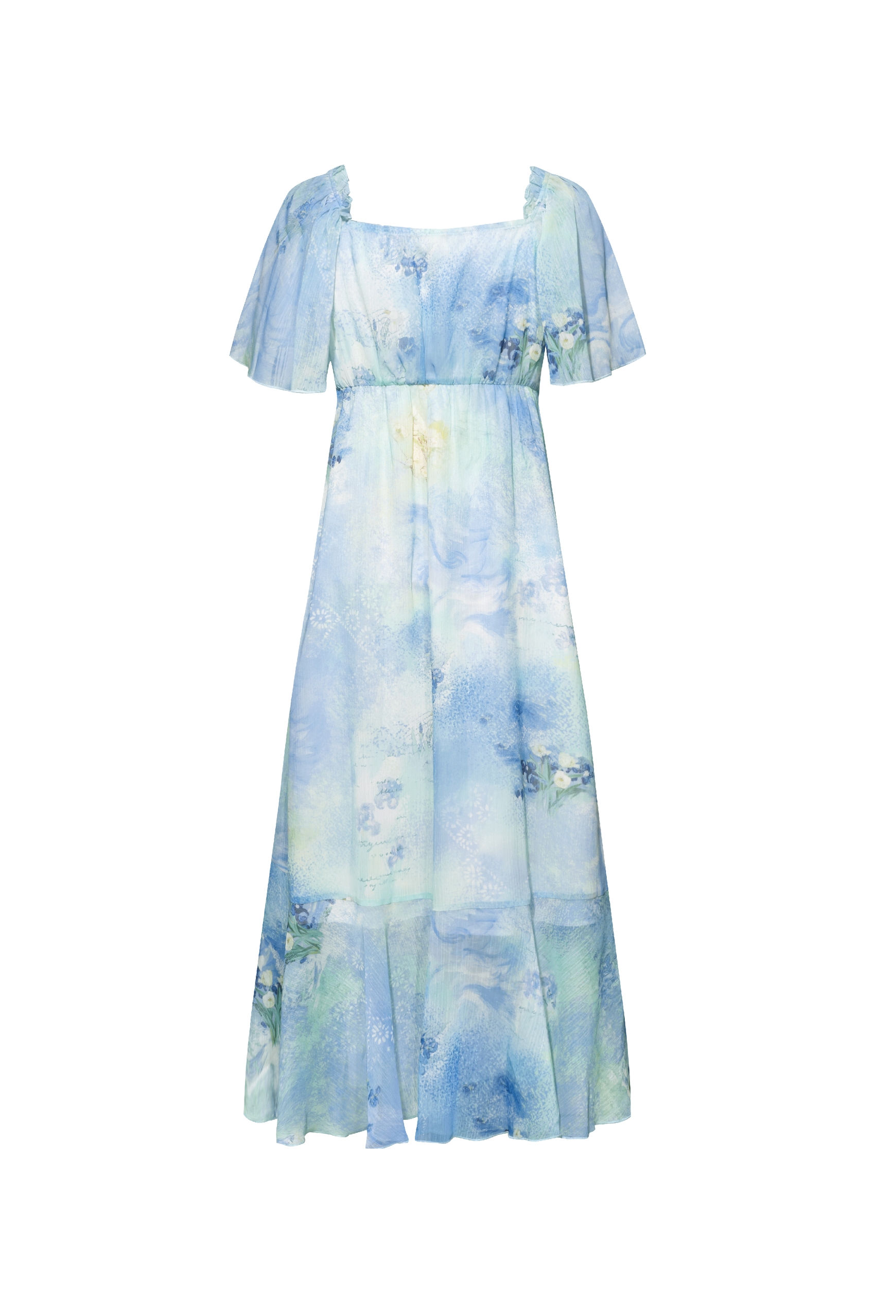 Printed V-Neck Dress