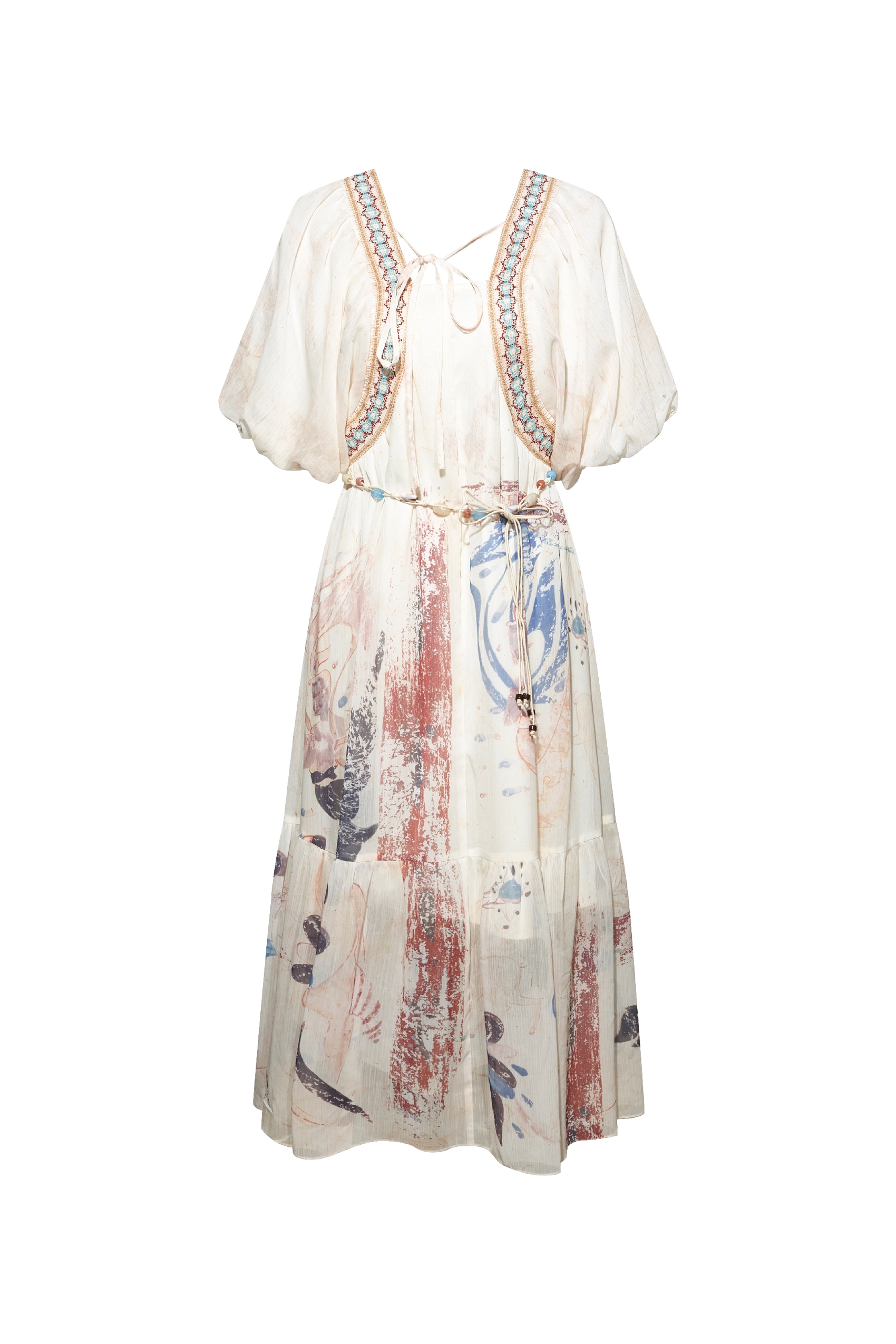 Slim-fit Printed Dress