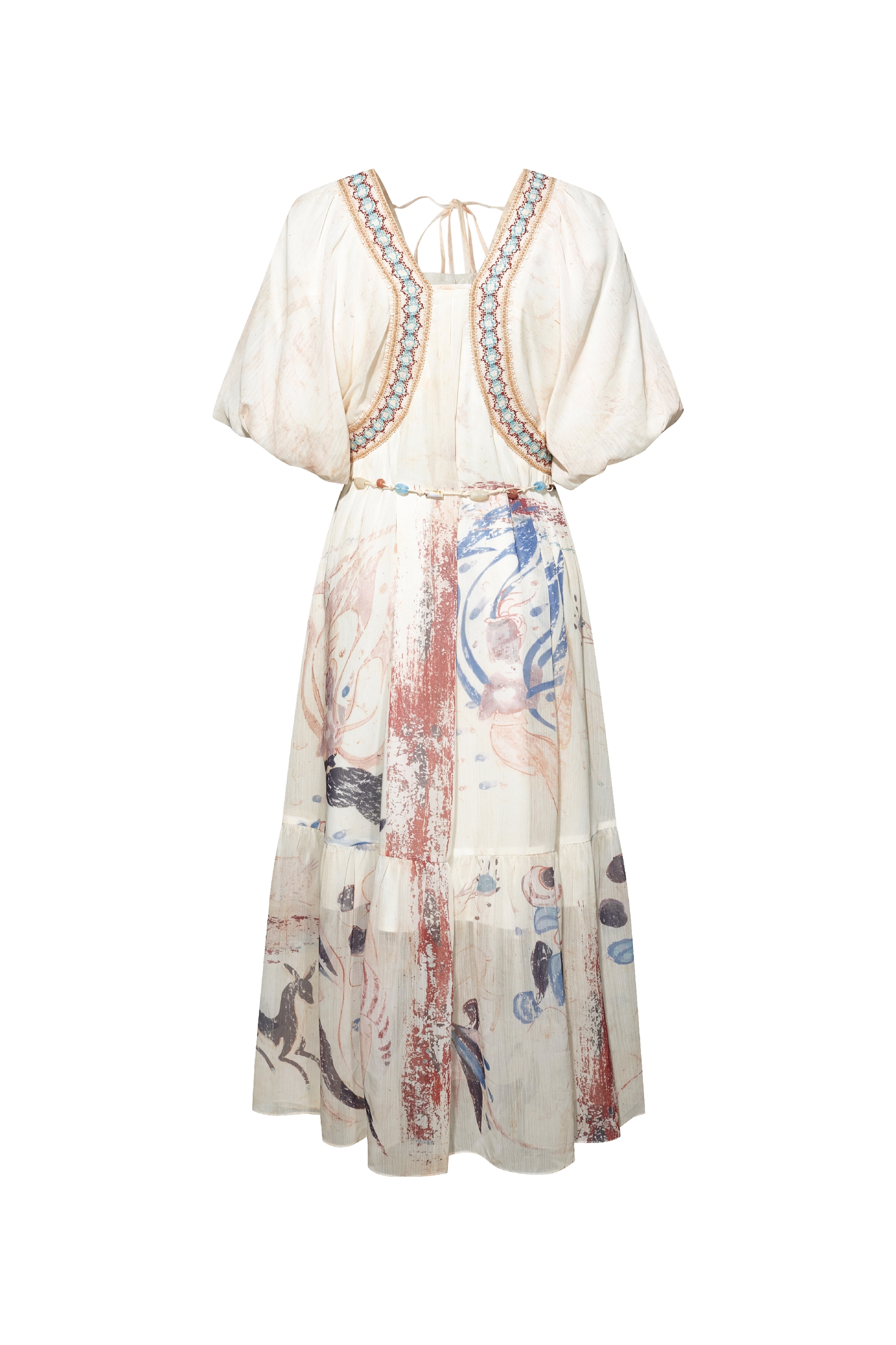 Slim-fit Printed Dress