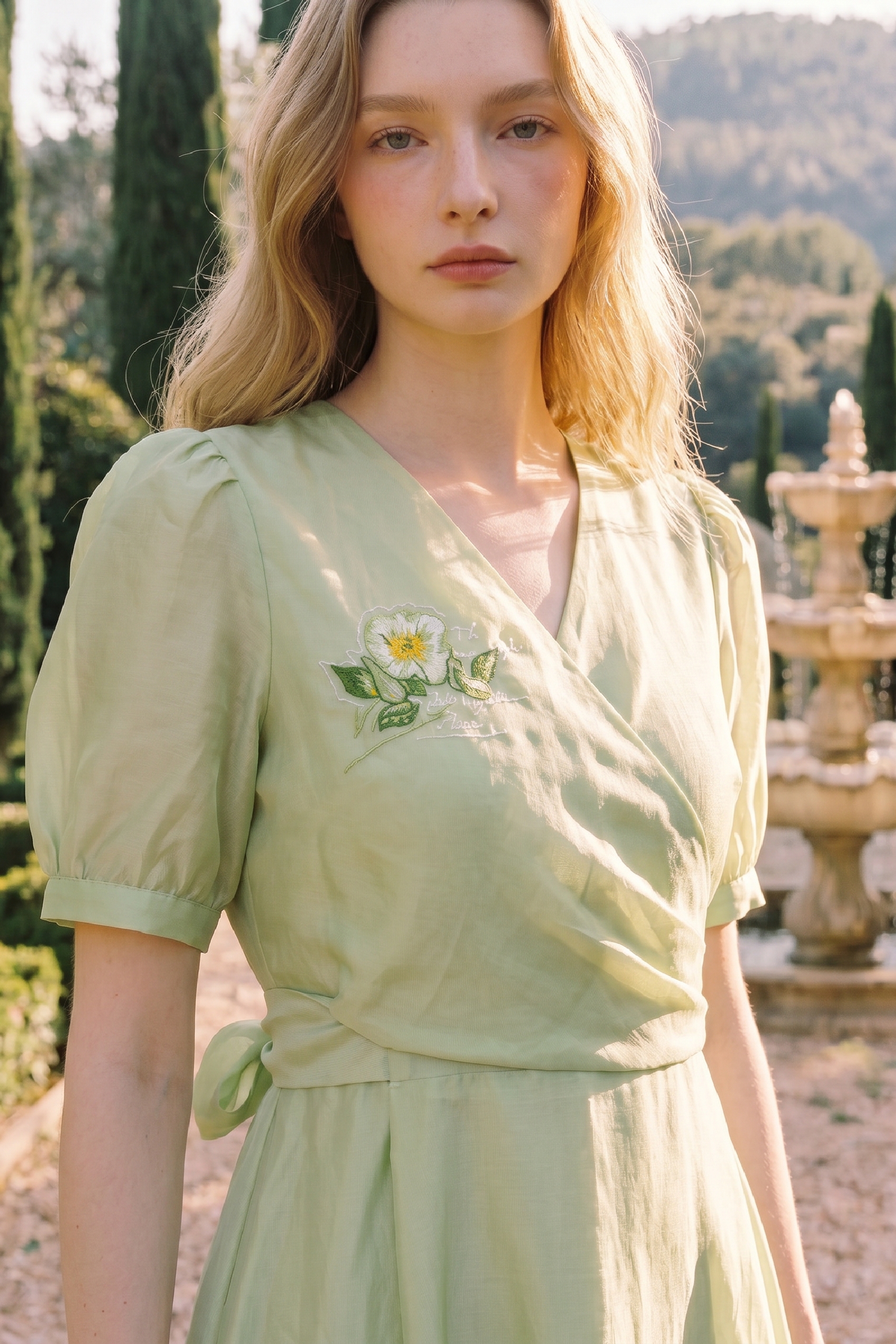 Embroidered Statement Dress