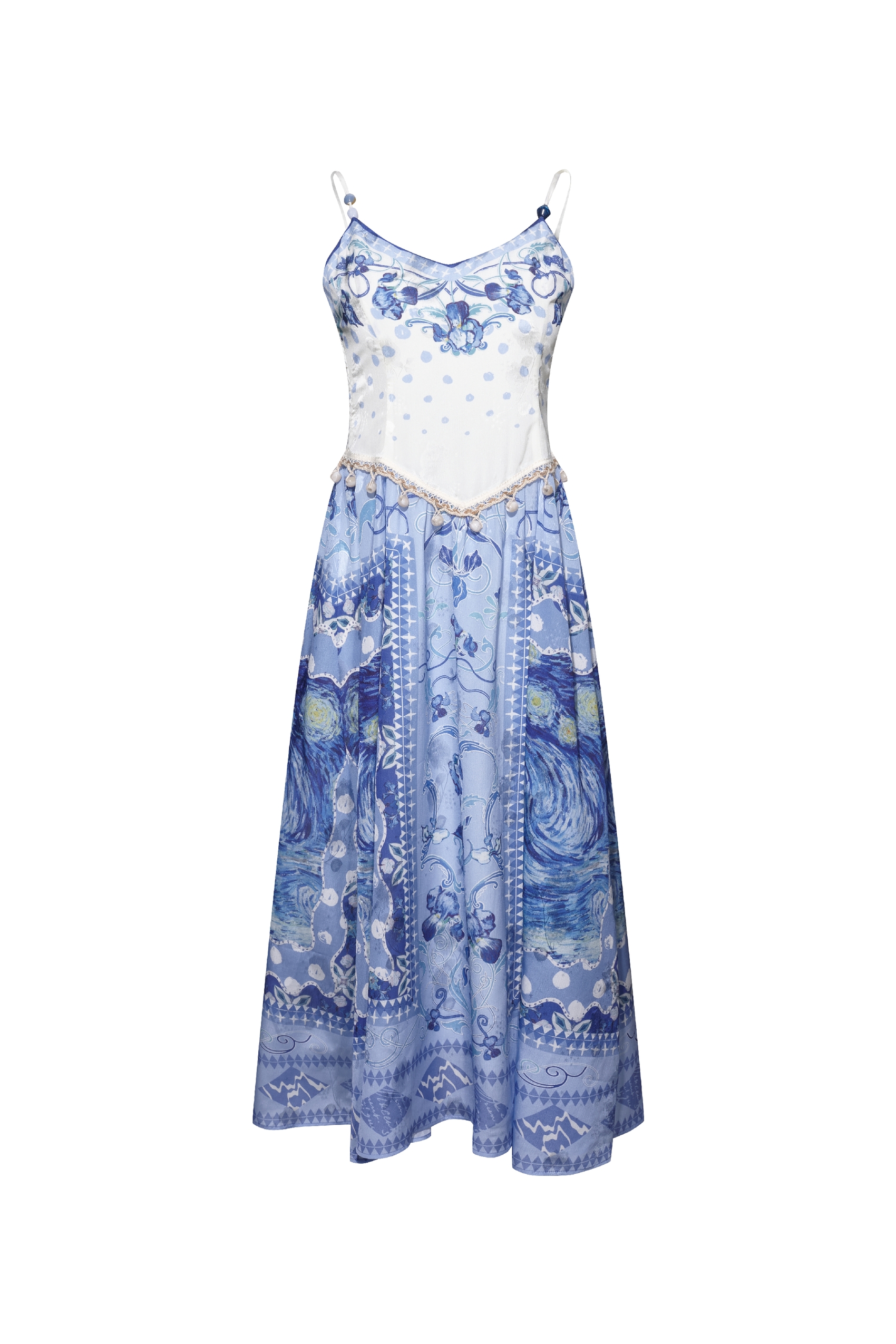 Patchwork Print Cami Dress