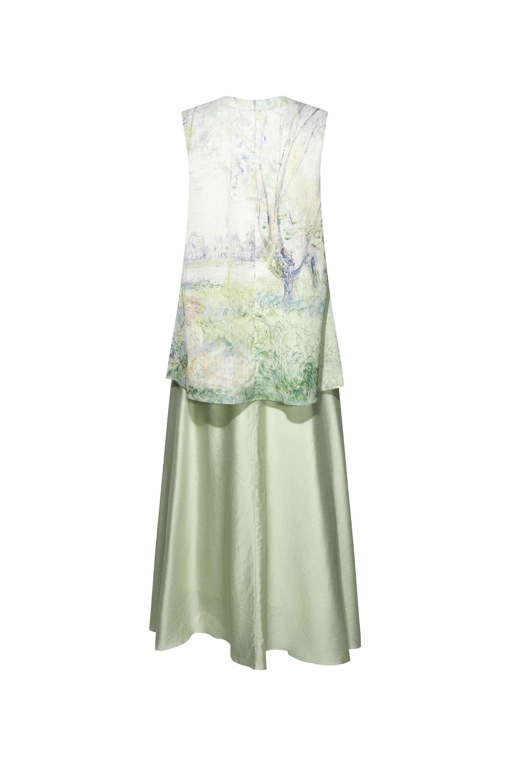 Tie-dye Printed Dress-LYONSENS