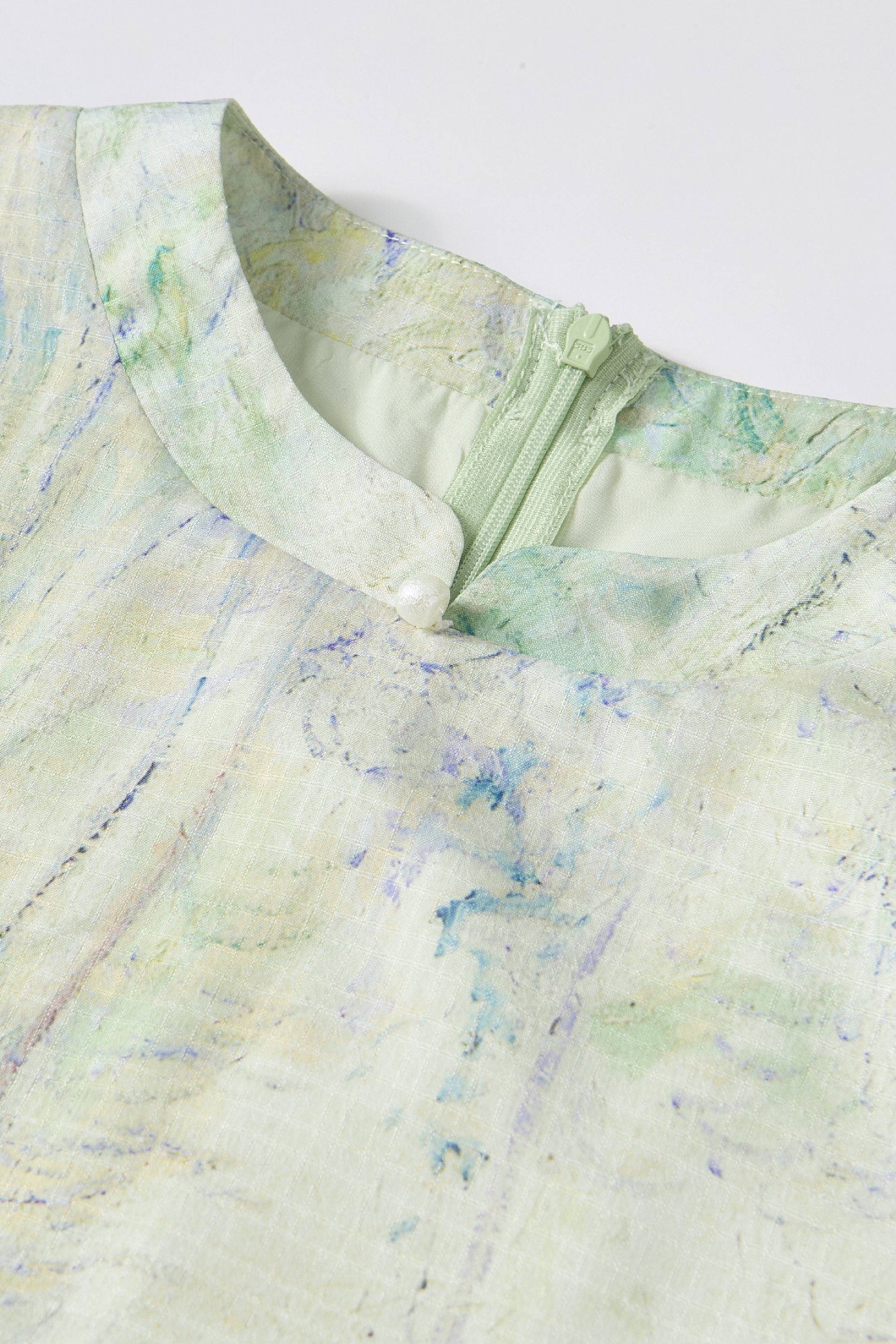 Tie-dye Printed Dress-LYONSENS