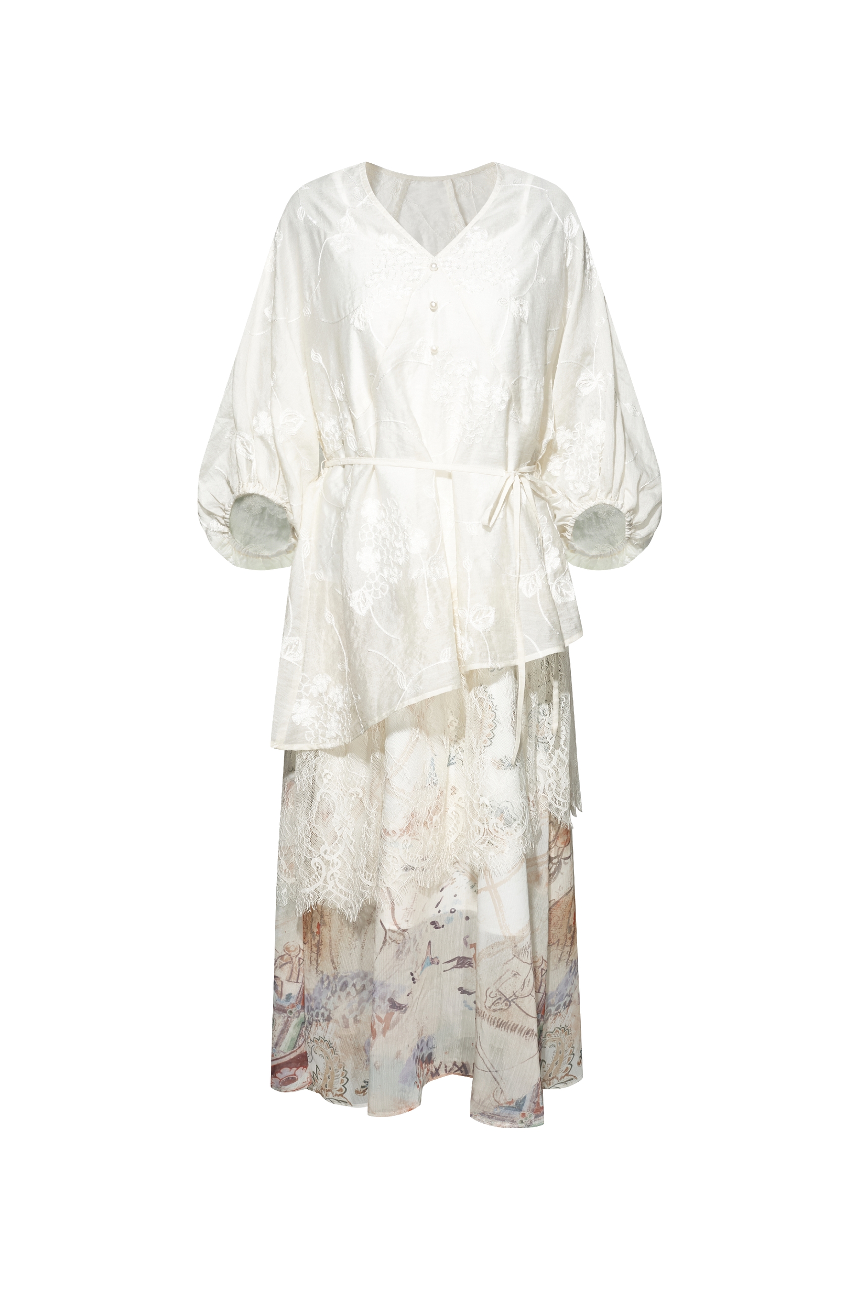 Tiered Ruffled Maxi Dress-LYONSENS
