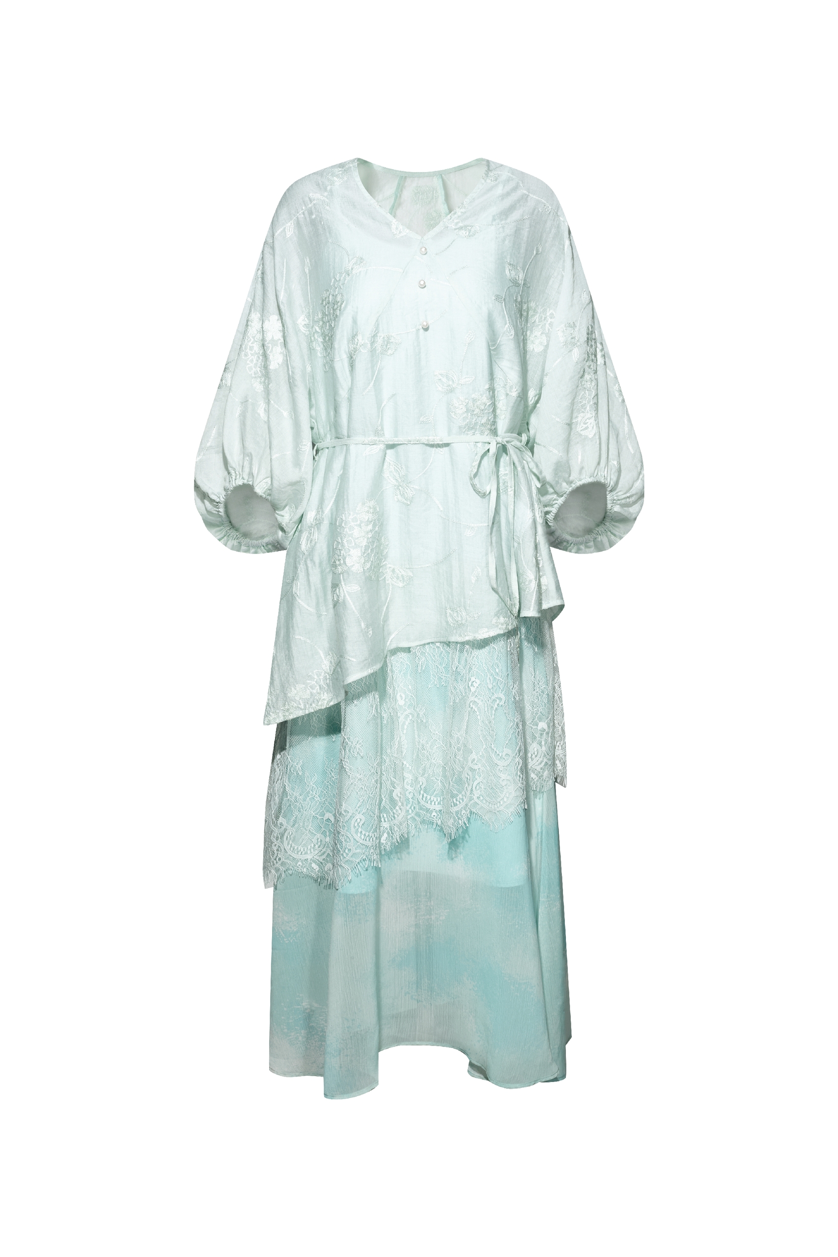 Tiered Ruffled Maxi Dress-LYONSENS