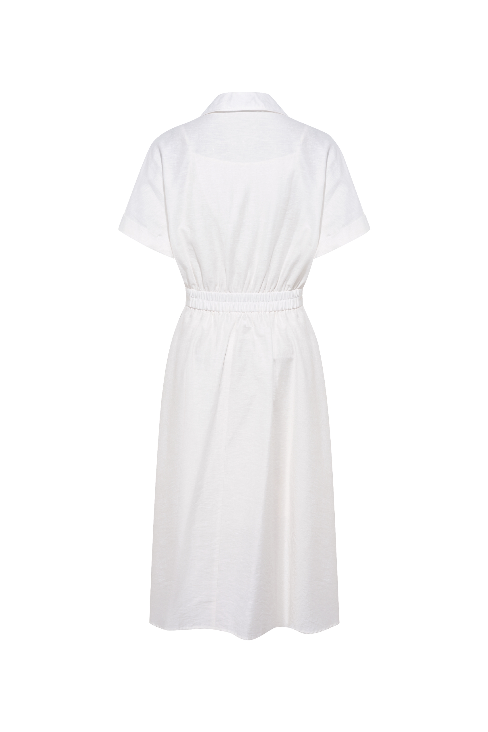 Ribbon Detail Waist Fitted Dress