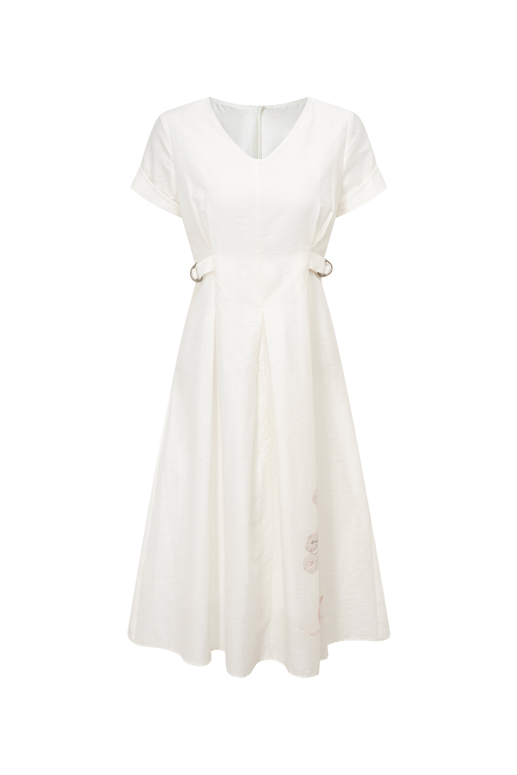 Waist-Cinched Dress-LYONSENS