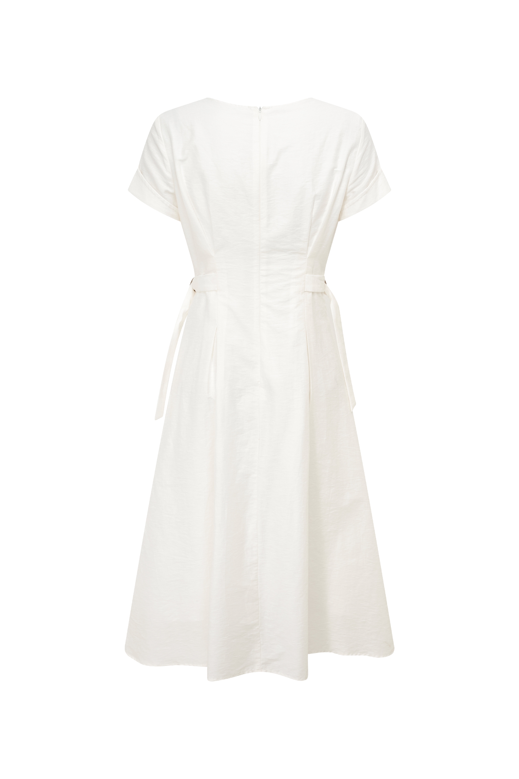 Waist-Cinched Dress-LYONSENS