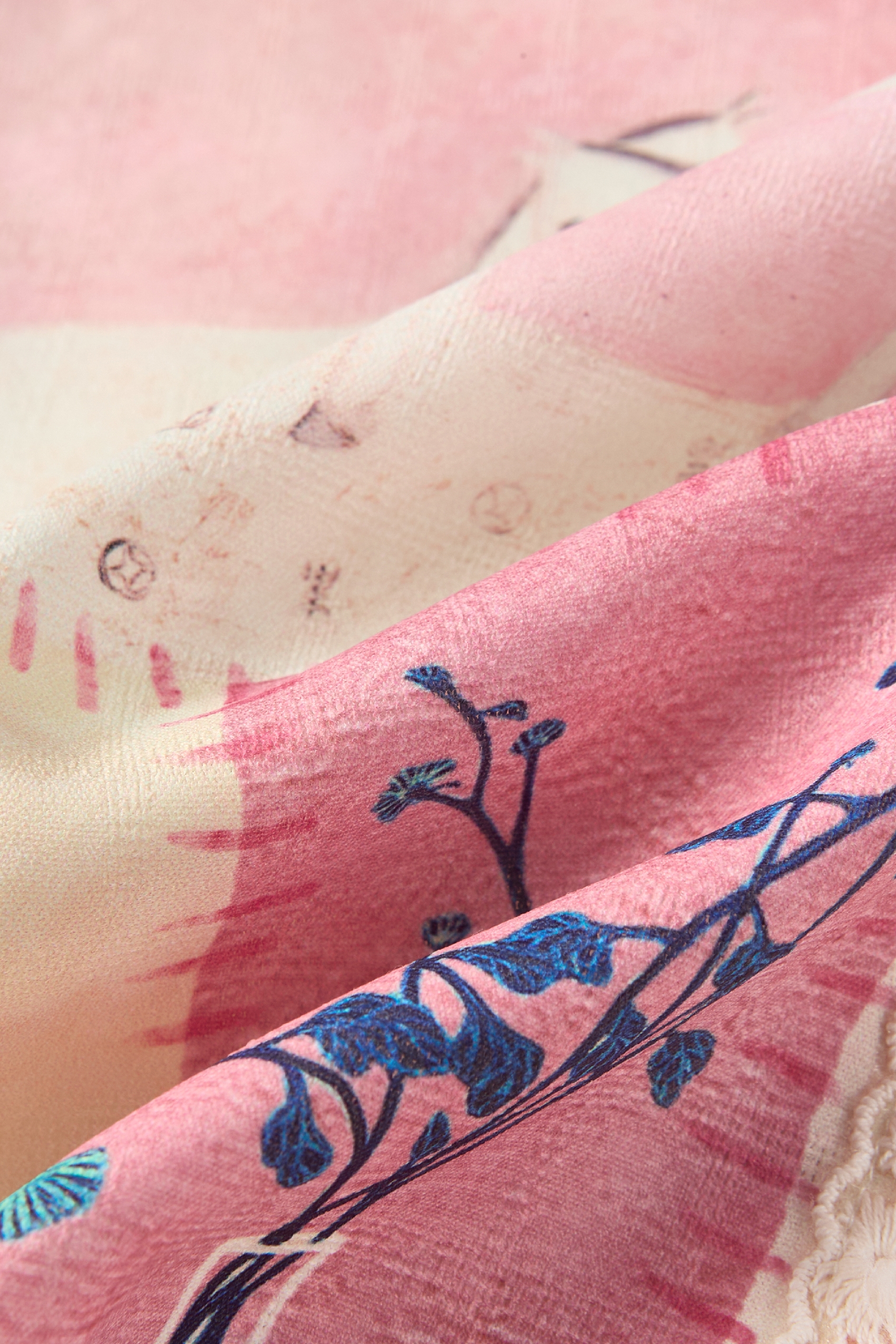 Pink Patchwork Vest