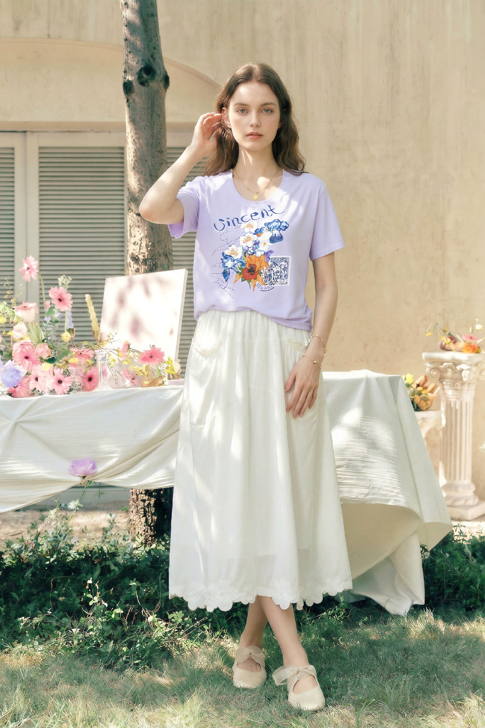 Vintage Printed T-Shirt-LYONSENS